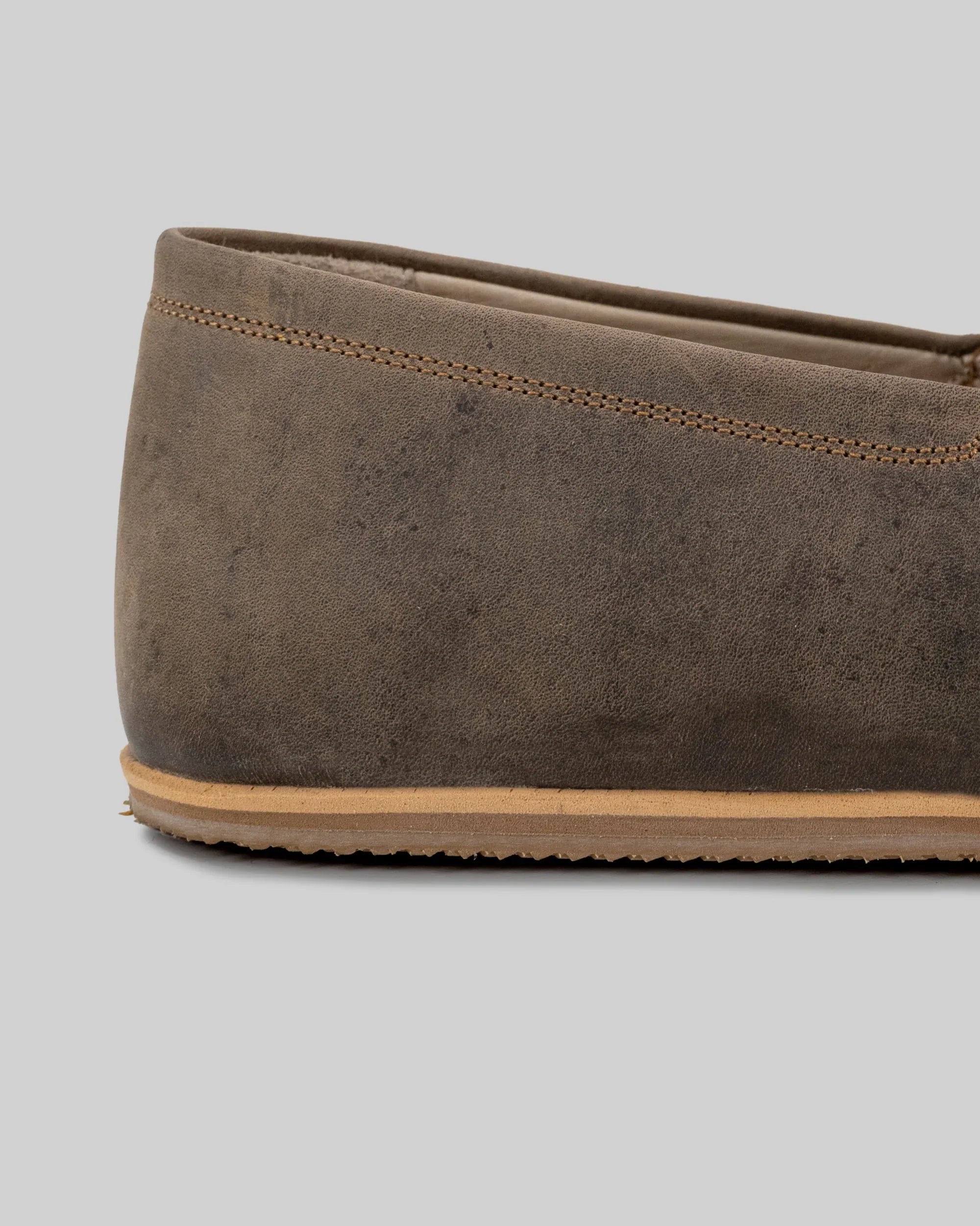 Detail Leather Barefoot Shoes - Handcrafted Calf Leather Turkey | Bespoky
