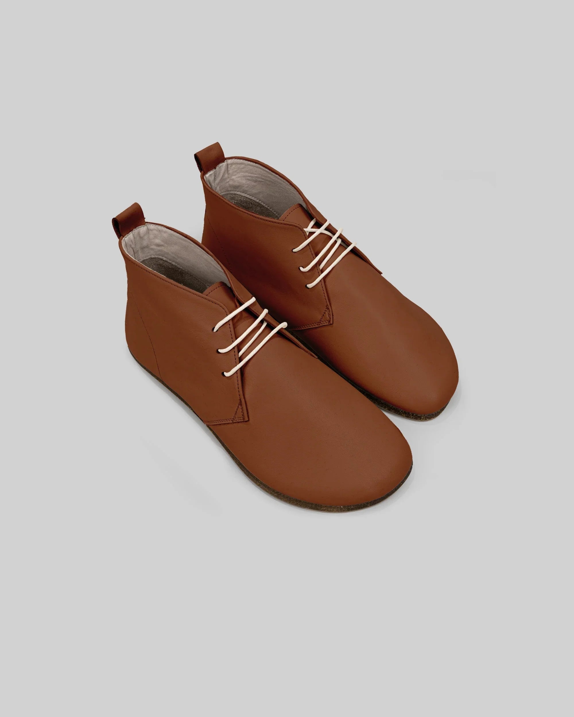 Women's Dark Brown Ankle Boots - Handcrafted Calf Leather Wide Toe Box | Bespoky