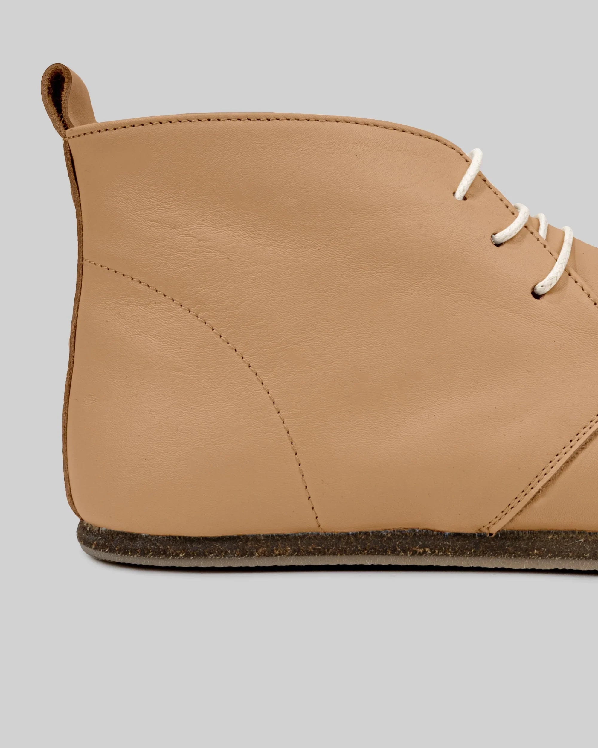 Top view Undyed Ankle Boots - Handcrafted Calf Leather | Bespoky