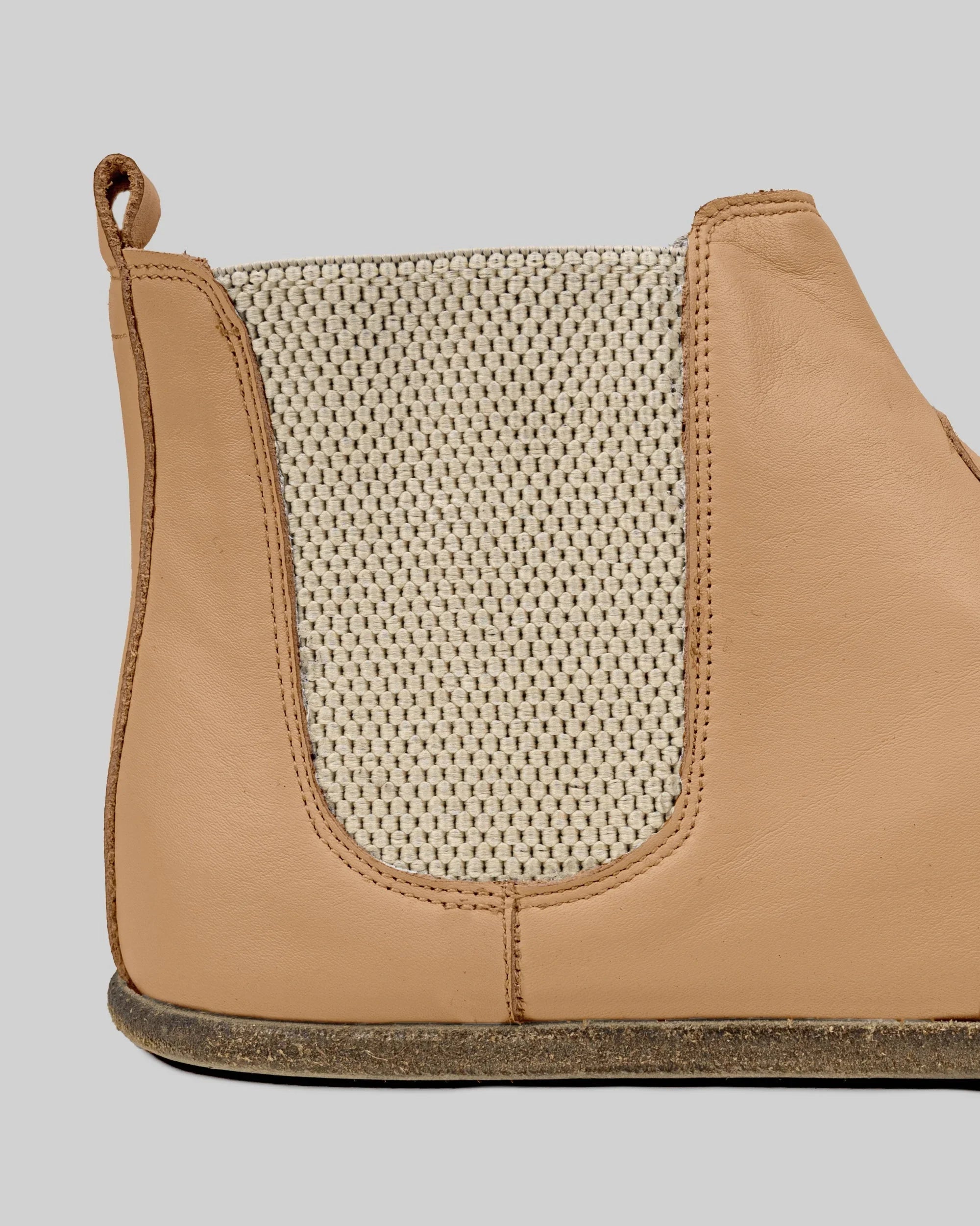 Top view Undyed Chelsea Boots - Handcrafted Calf Leather | Bespoky