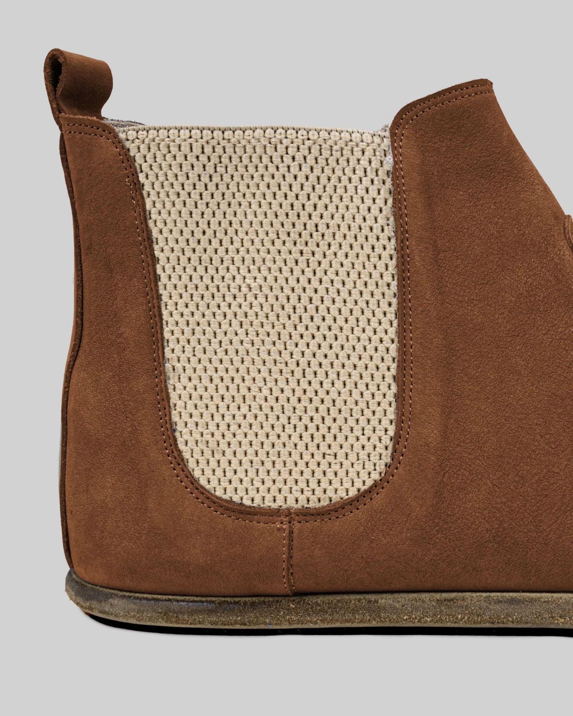 Top view Tan Chelsea Boots - Handcrafted Calf Leather | Bespoky