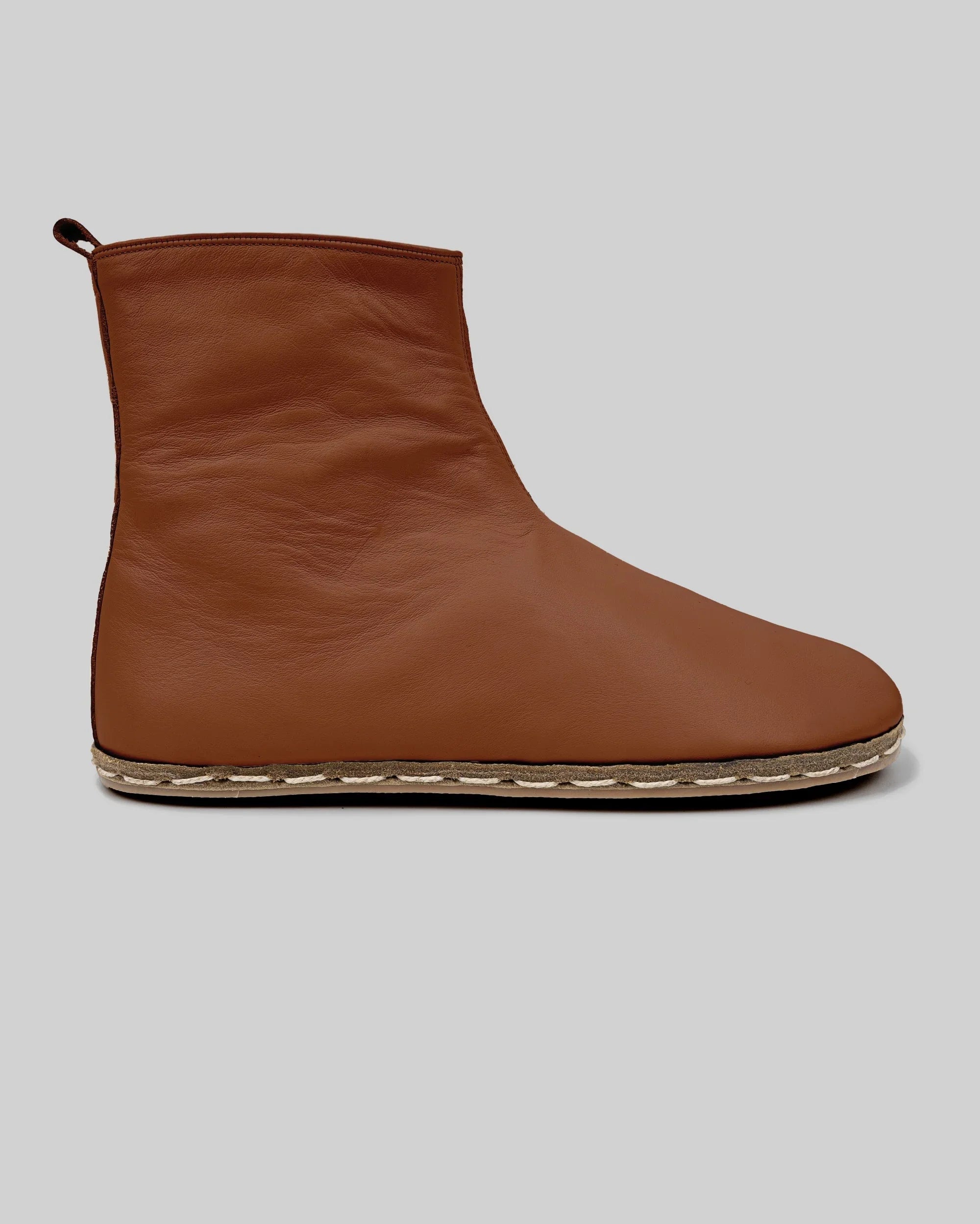 Detail Dark Brown Chelsea Boots - Handcrafted Calf Leather Turkey | Bespoky