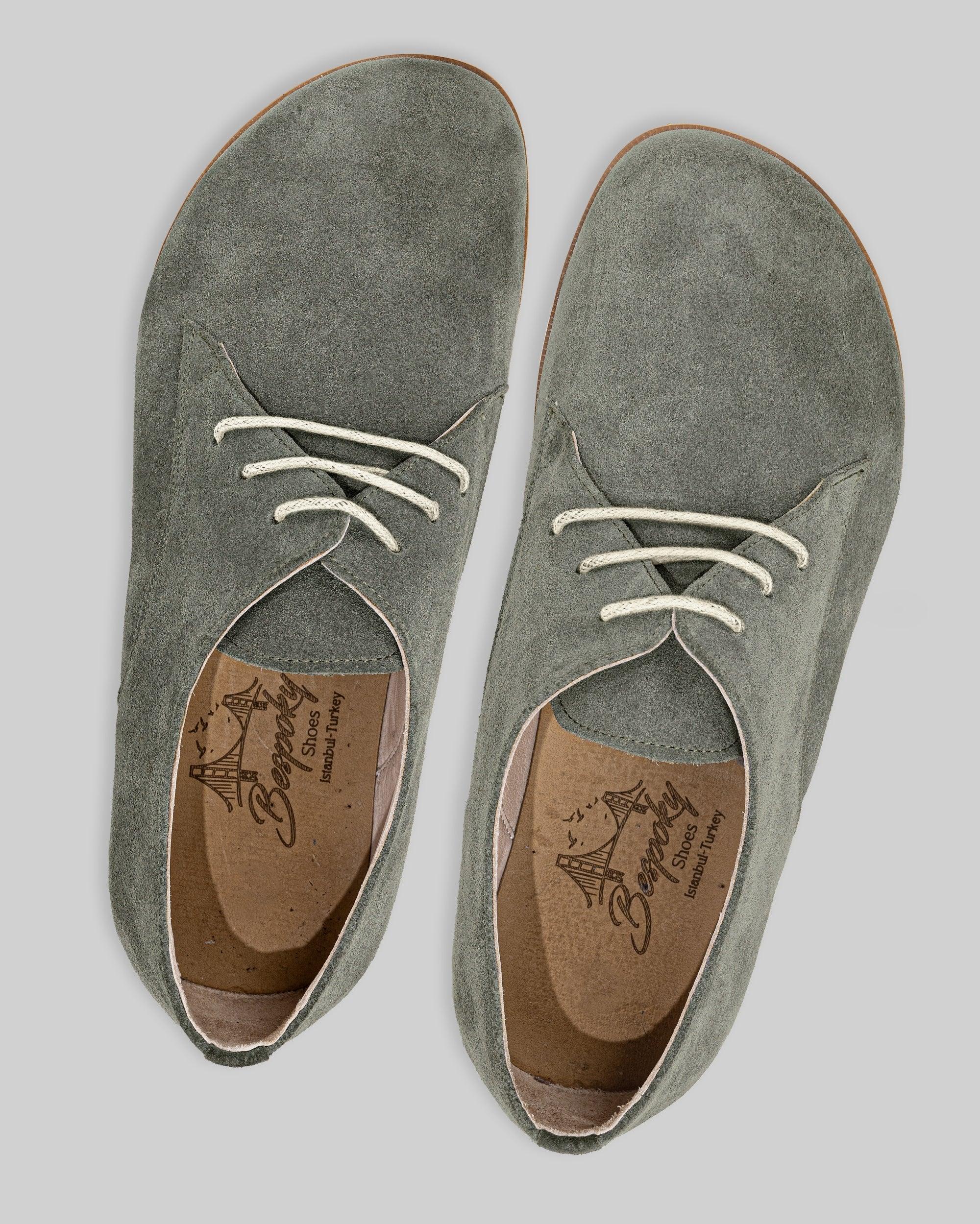 Vue latérale Chaussures Oxford en cuir - Cuir de veau, zéro drop | Bespoky