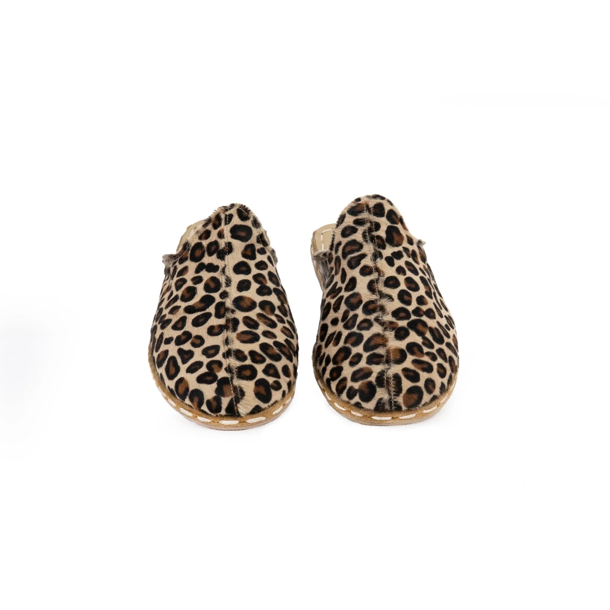 Detail Leather Slippers - Handcrafted Calf Leather Turkey | Bespoky