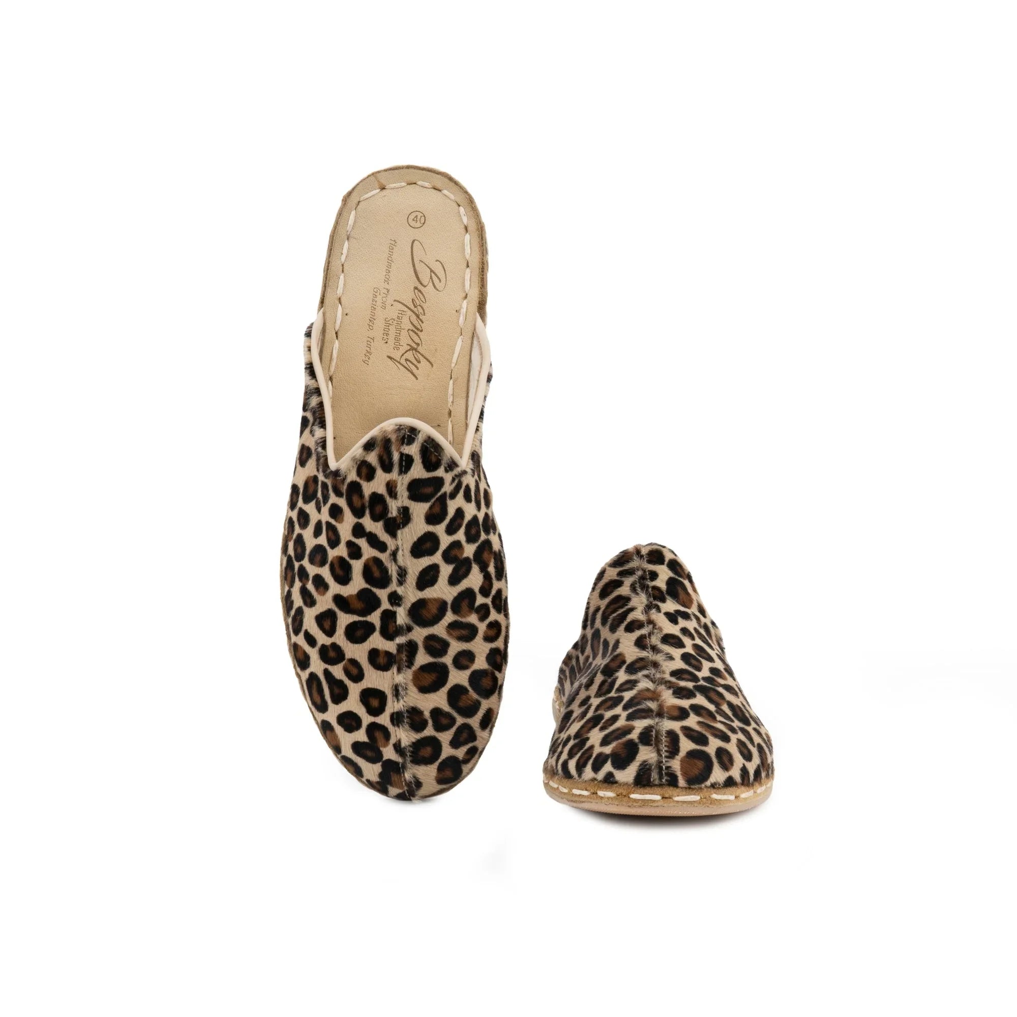 Side view Leather Slippers - Calf Leather Zero Drop | Bespoky