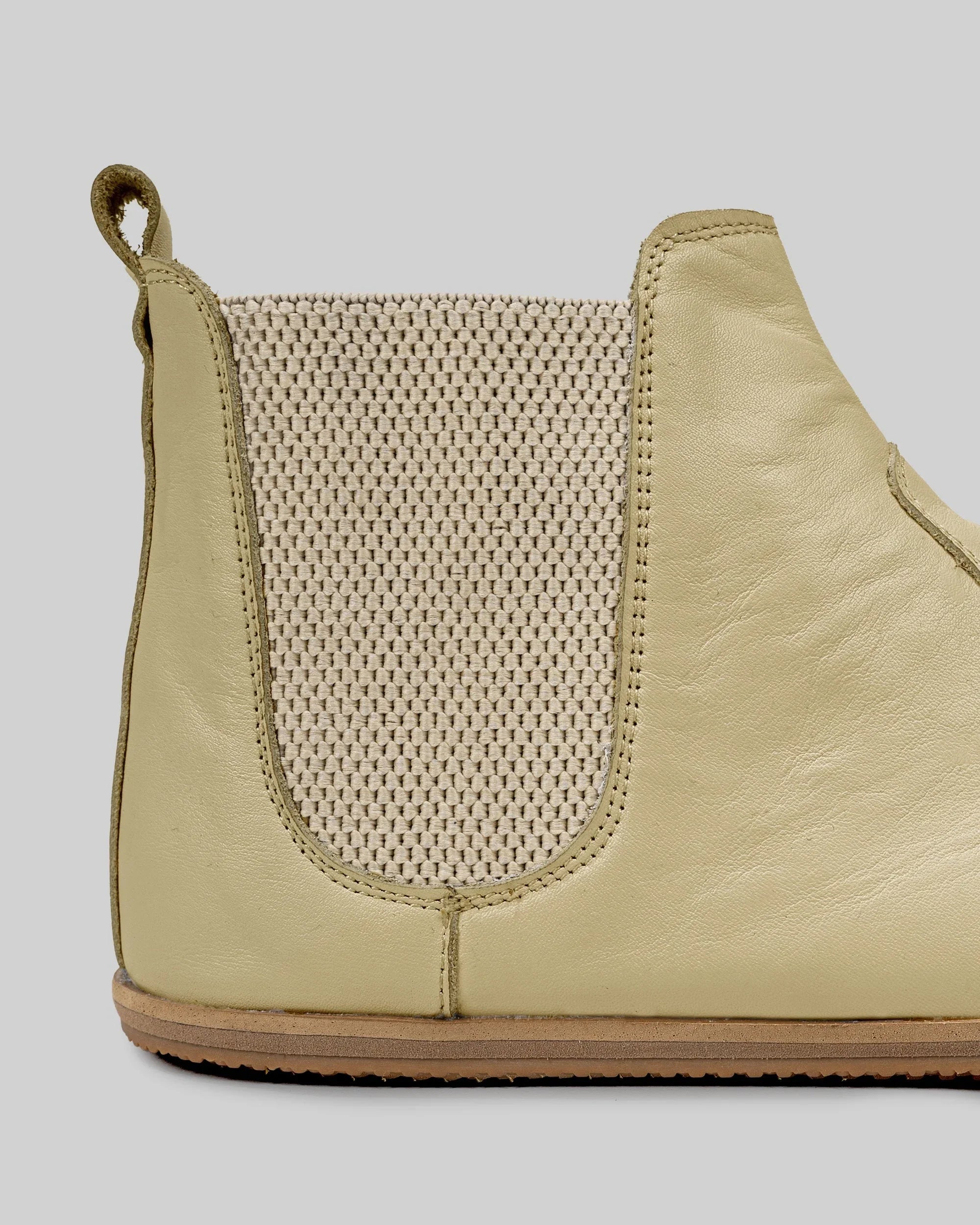 Top view Yellow Chelsea Boots - Handcrafted Calf Leather | Bespoky
