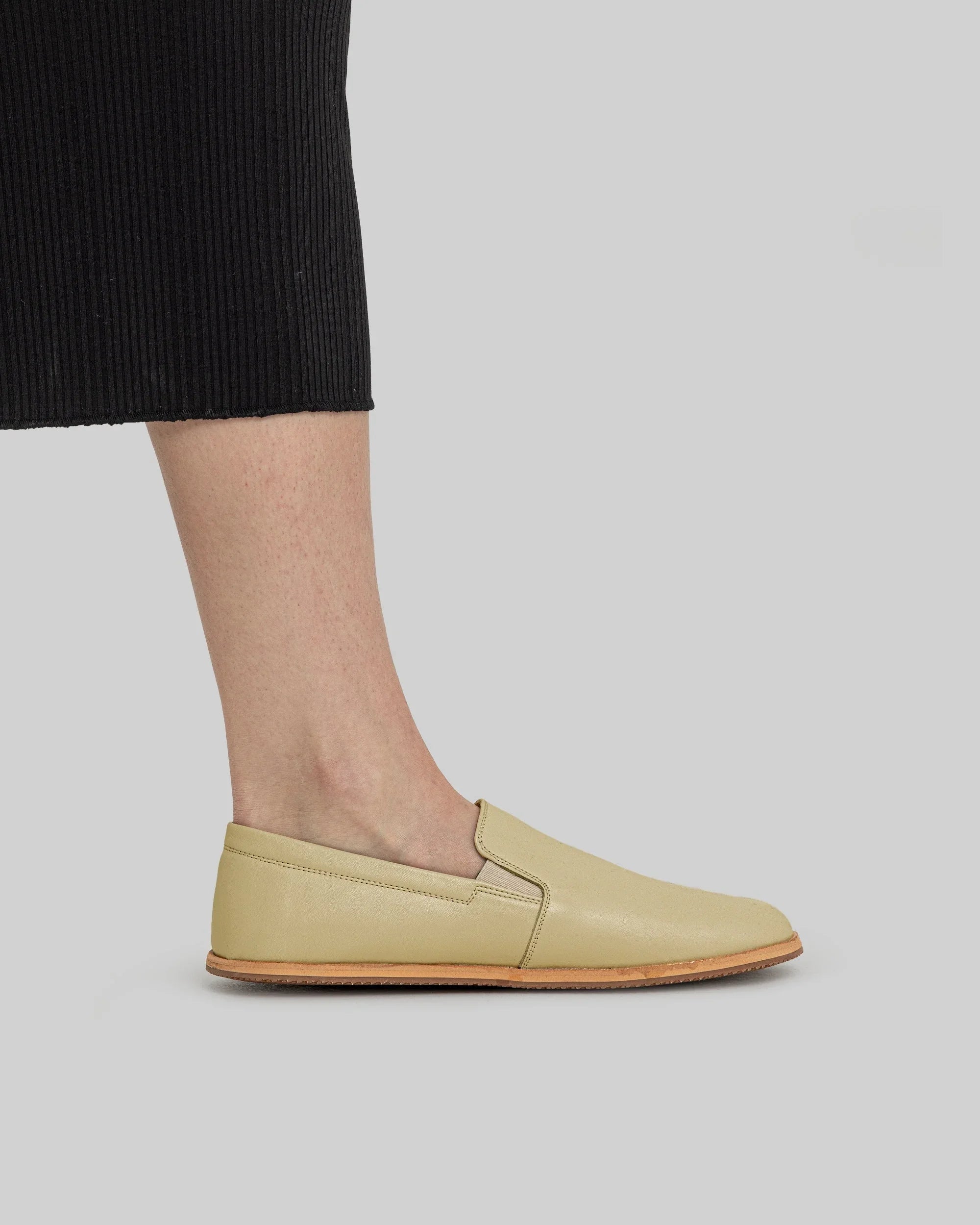 Pair Yellow Barefoot Shoes - Barefoot Wide Toe Calf Leather | Bespoky