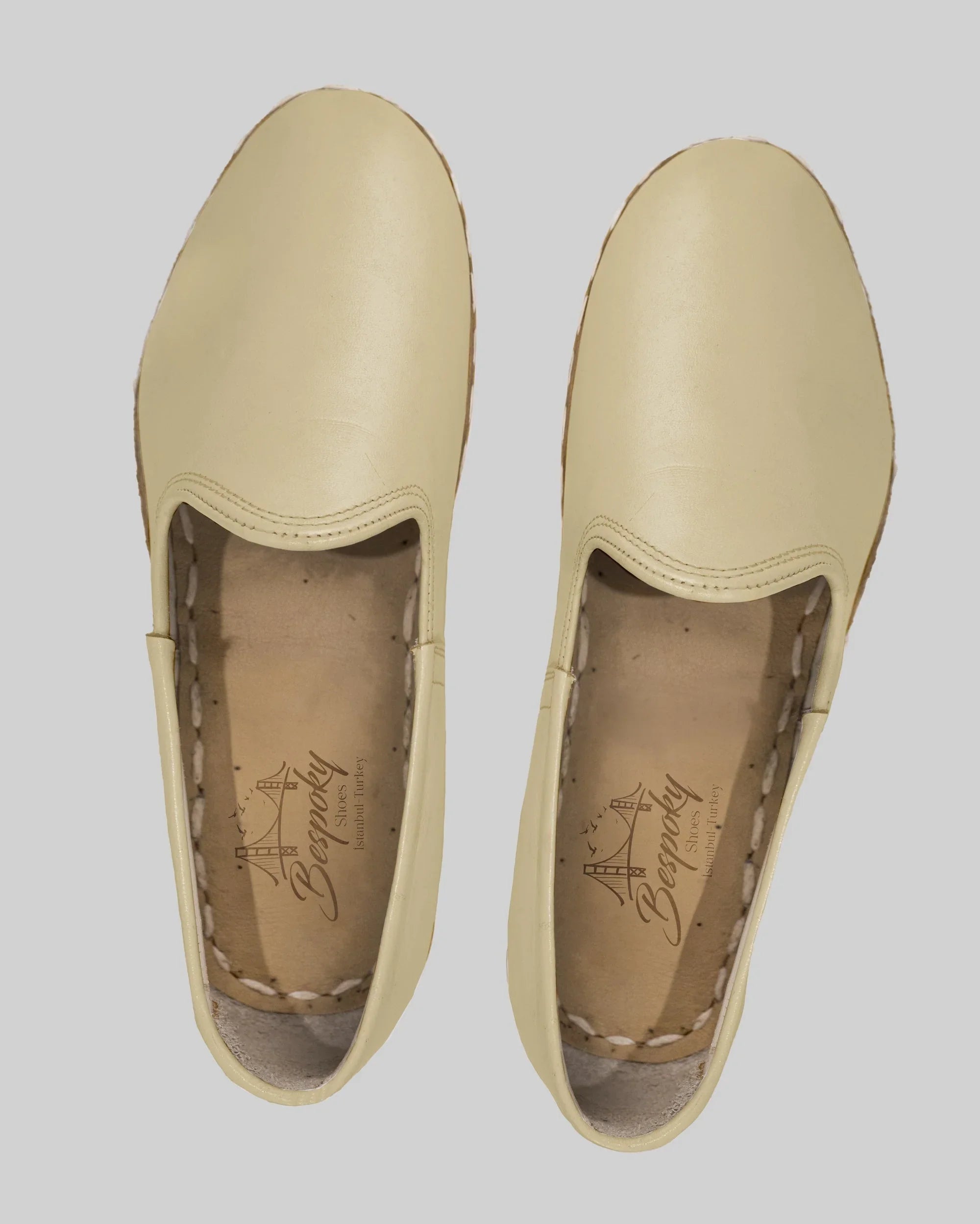 Side view Yellow Yemeni Shoes - Calf Leather Zero Drop | Bespoky
