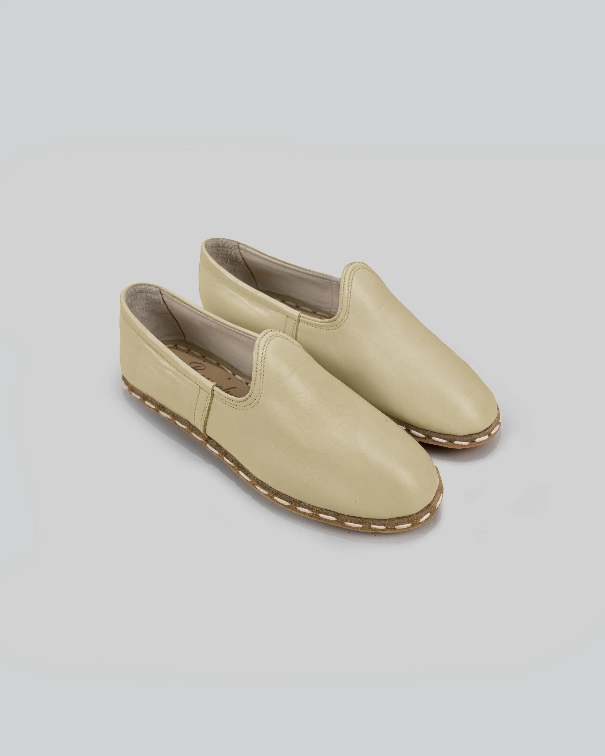 Women's Yellow Yemeni Shoes - Handcrafted Calf Leather Wide Toe Box | Bespoky