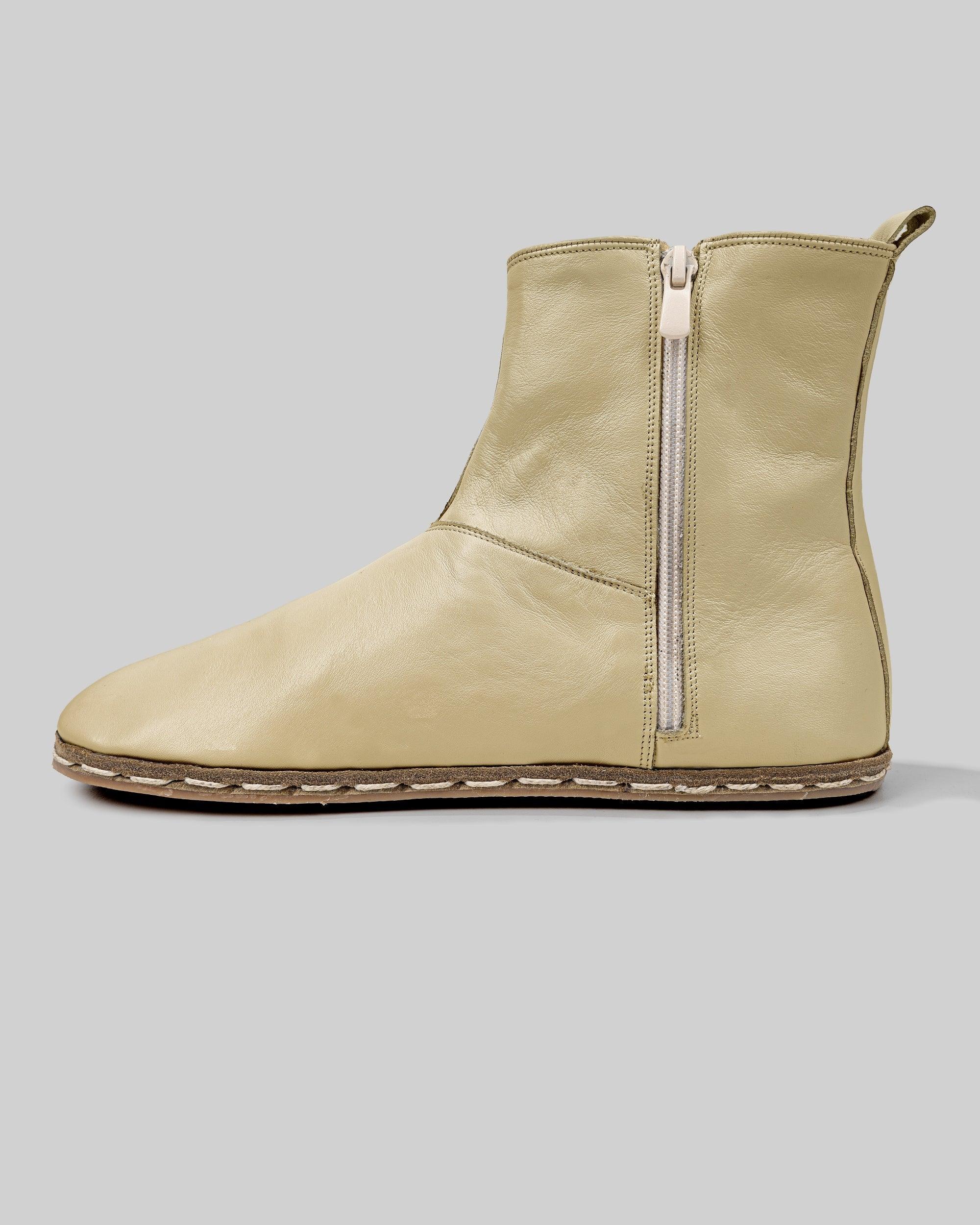 Top view Yellow Chelsea Boots - Handcrafted Calf Leather | Bespoky