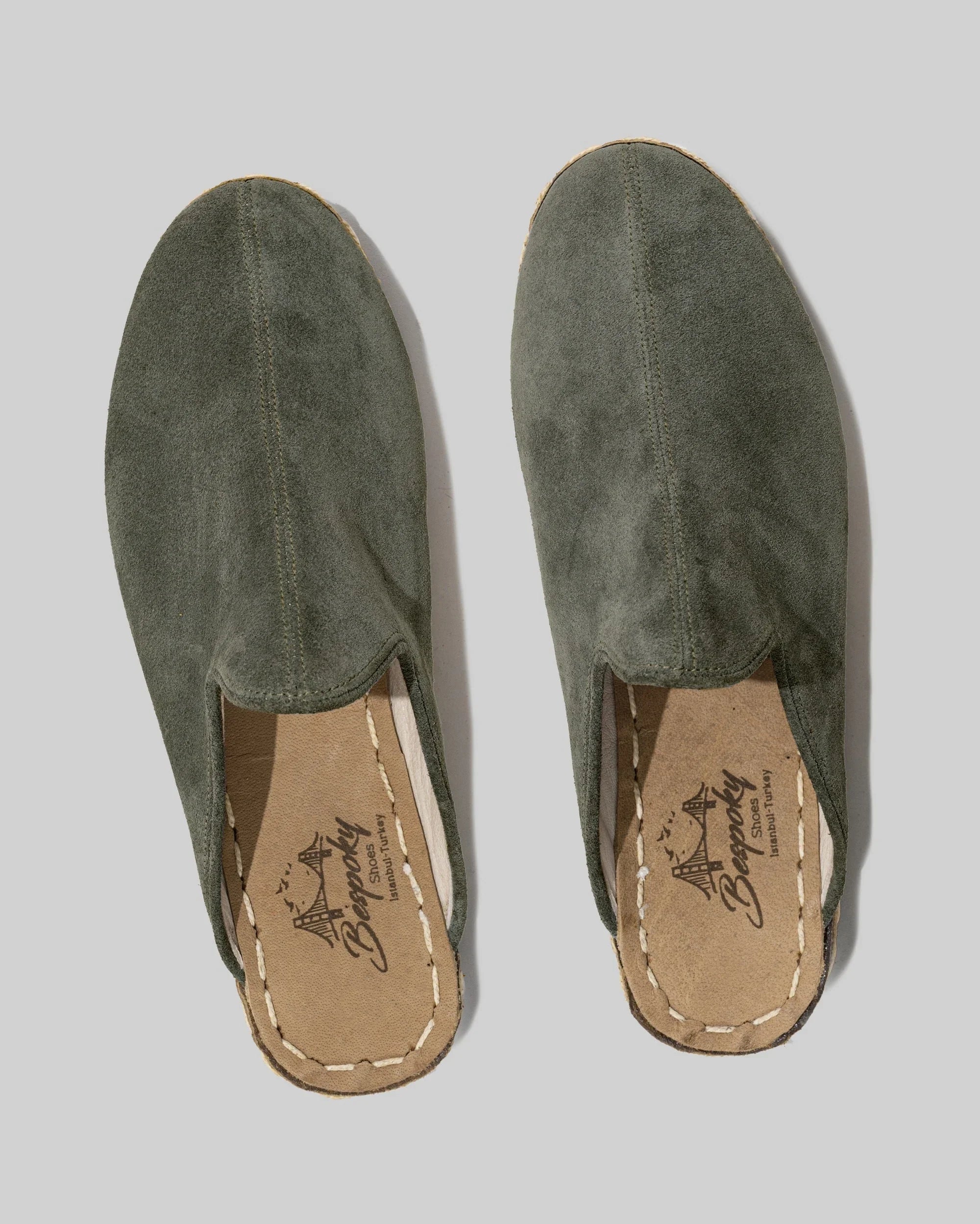 Side view Leather Slippers - Calf Leather Zero Drop | Bespoky