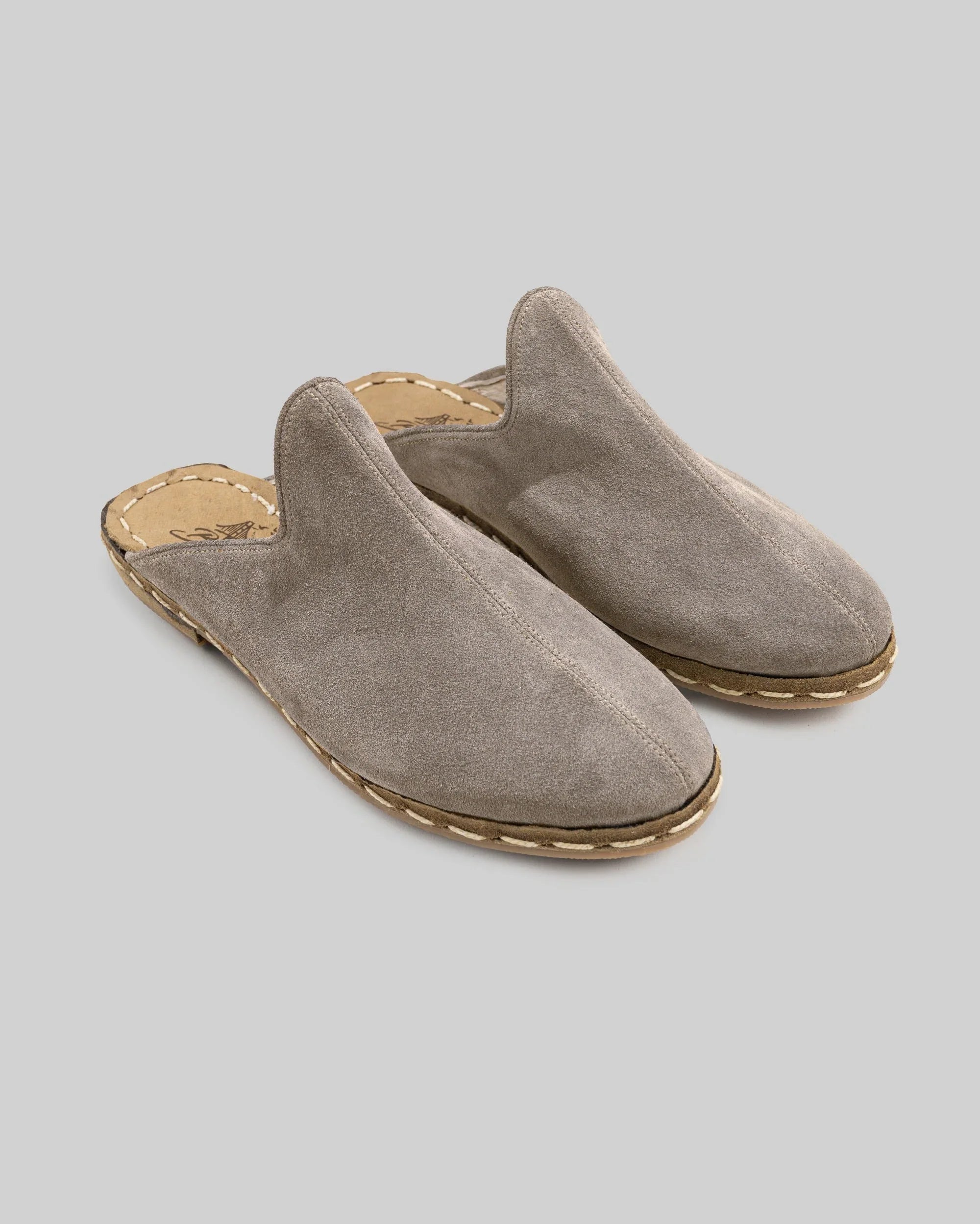 Men's Suede Slippers - Handcrafted Calf Leather Wide Toe Box | Bespoky
