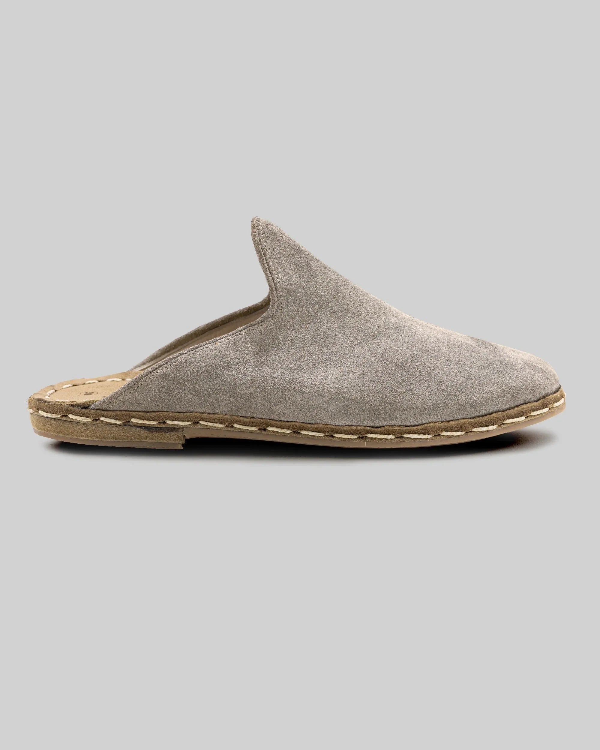 Top view Suede Slippers - Handcrafted Calf Leather | Bespoky