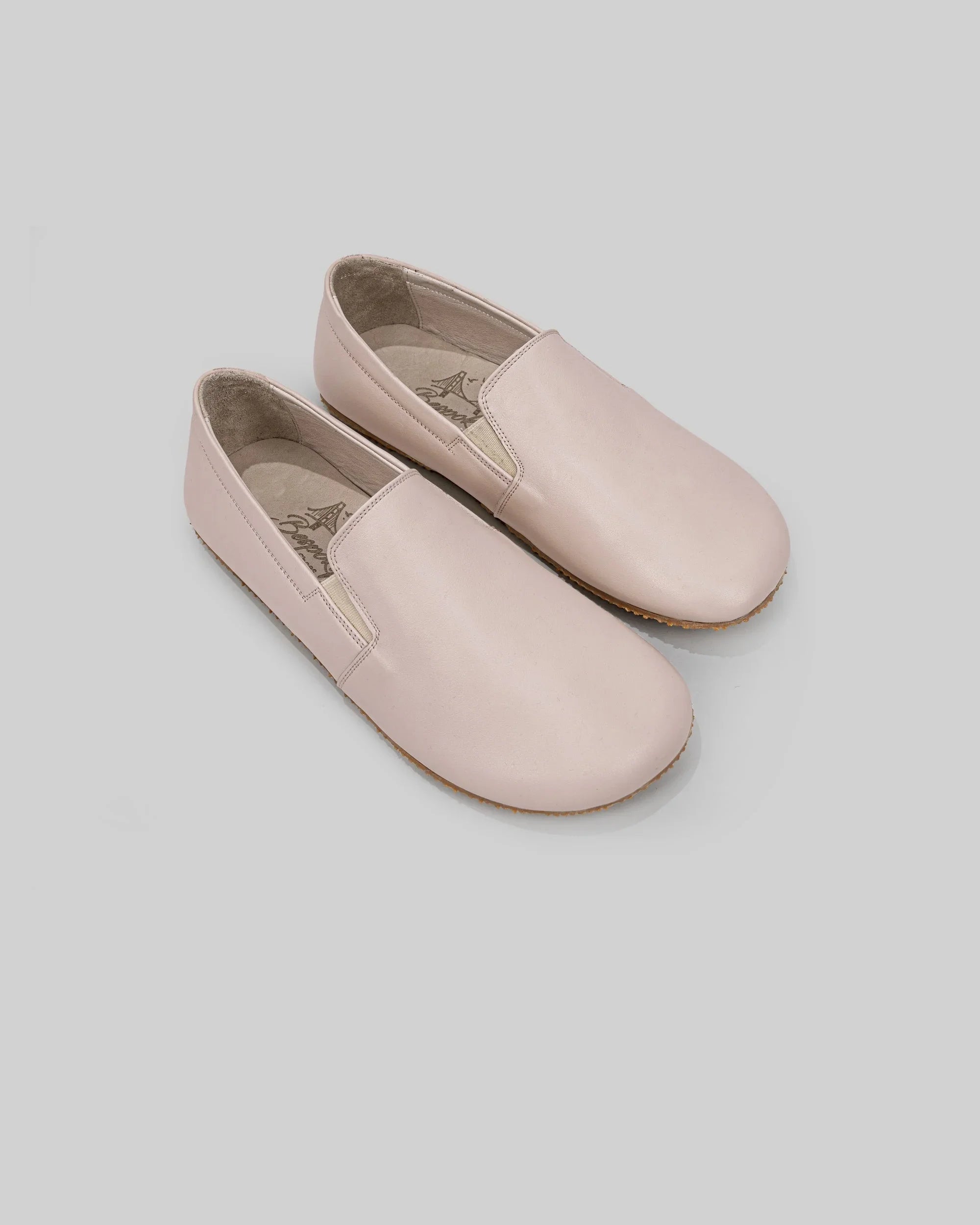 Women's Pink Barefoot Shoes - Handcrafted Calf Leather Wide Toe Box | Bespoky