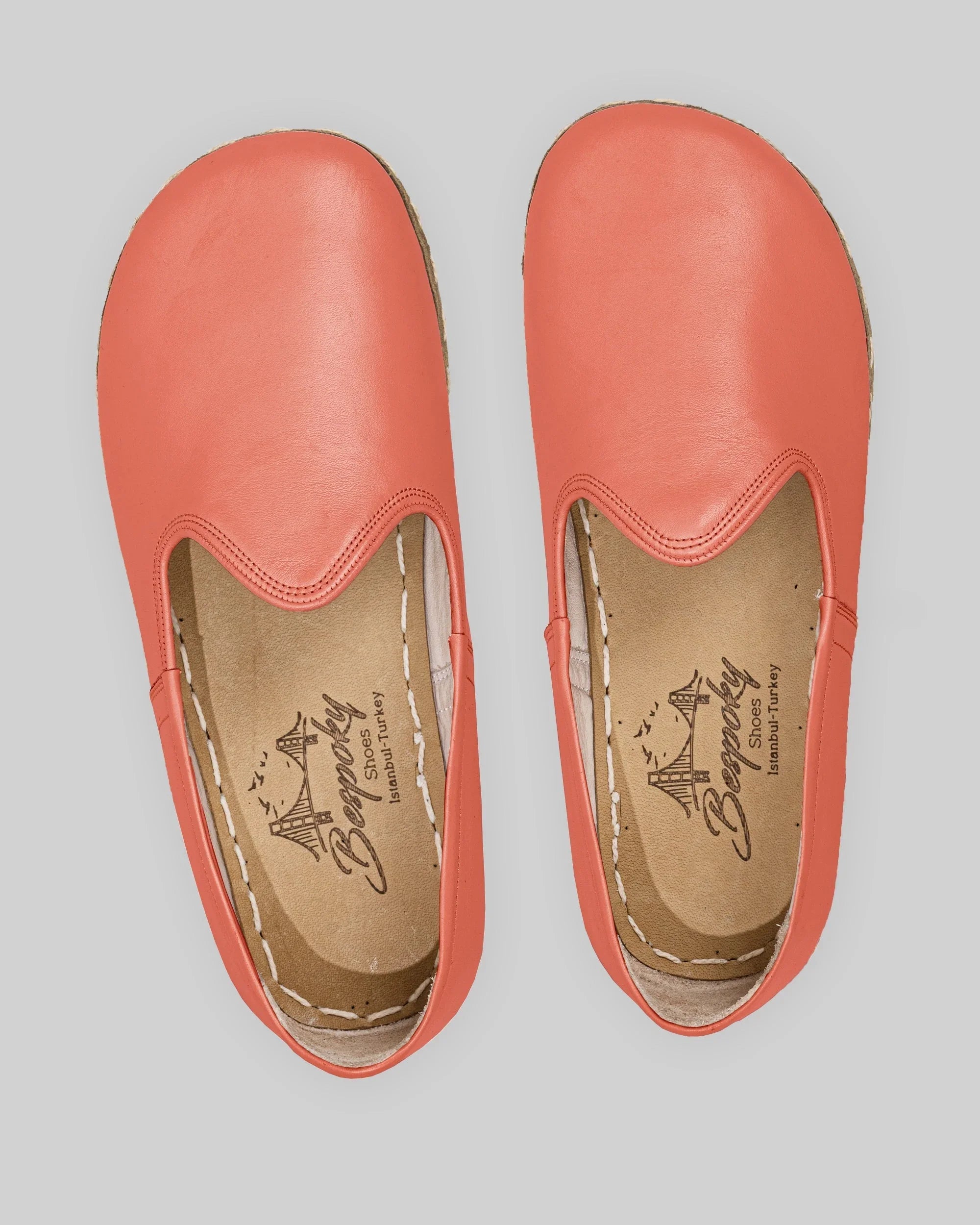 Side view Pomegranate Barefoot Yemeni - Calf Leather Zero Drop | Bespoky