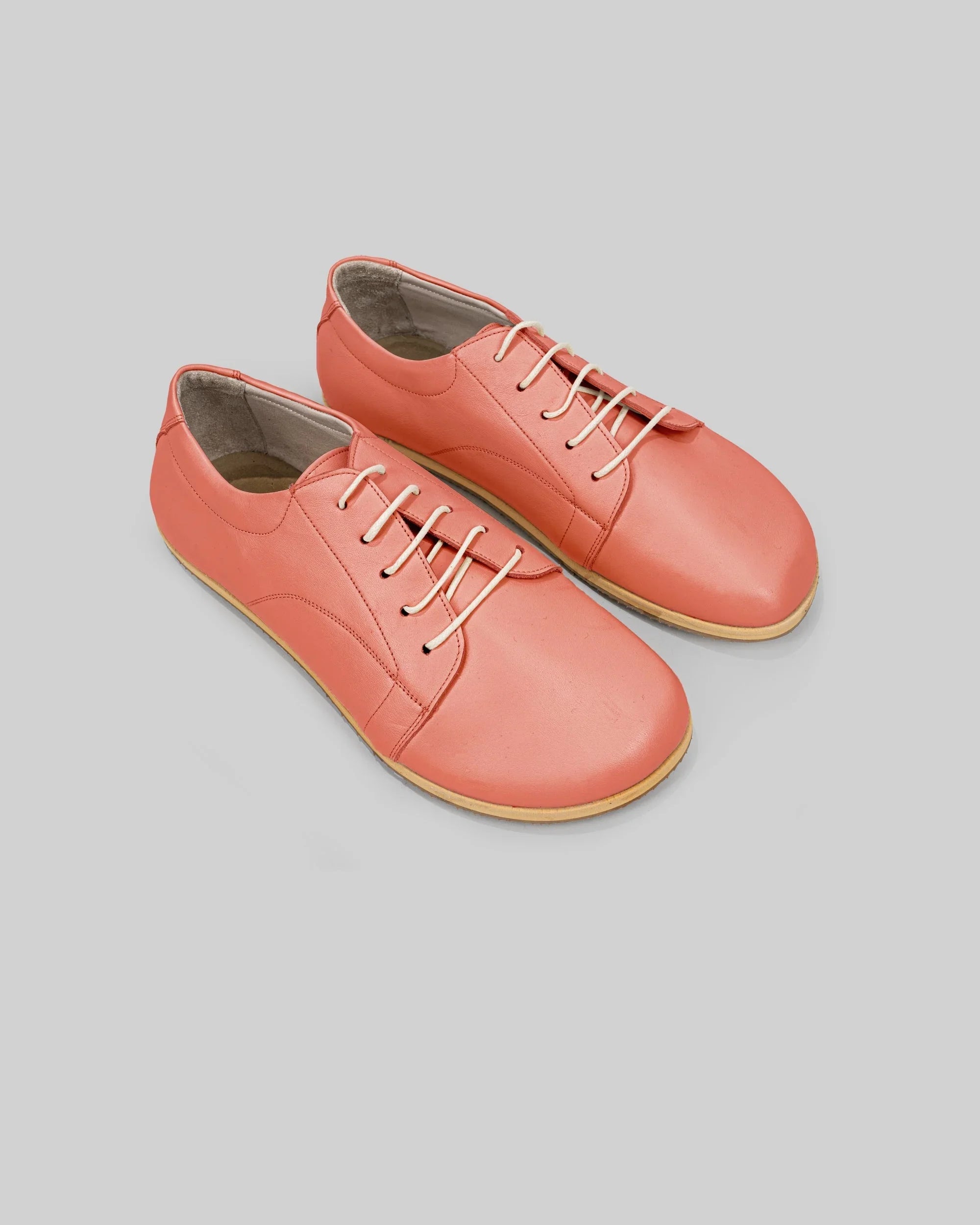 Men's Pomegranate Barefoot Sneaker - Handcrafted Calf Leather Wide Toe Box | Bespoky