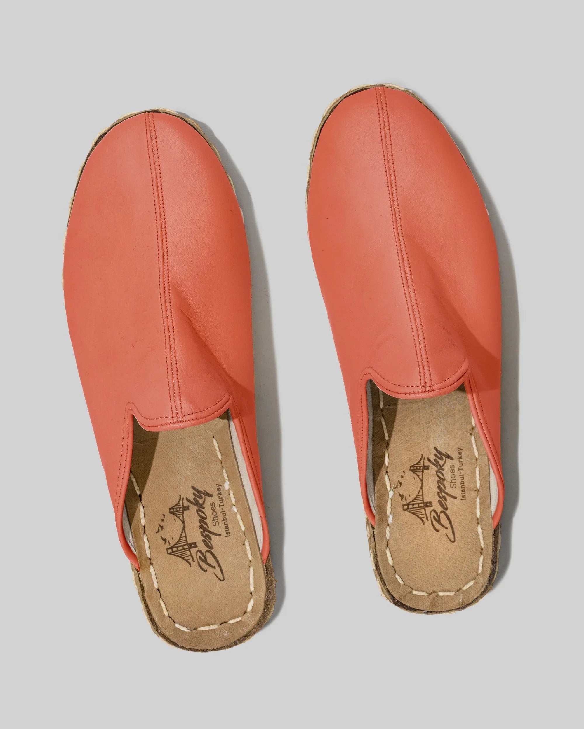 Side view Pomegranate Slippers - Calf Leather Zero Drop | Bespoky