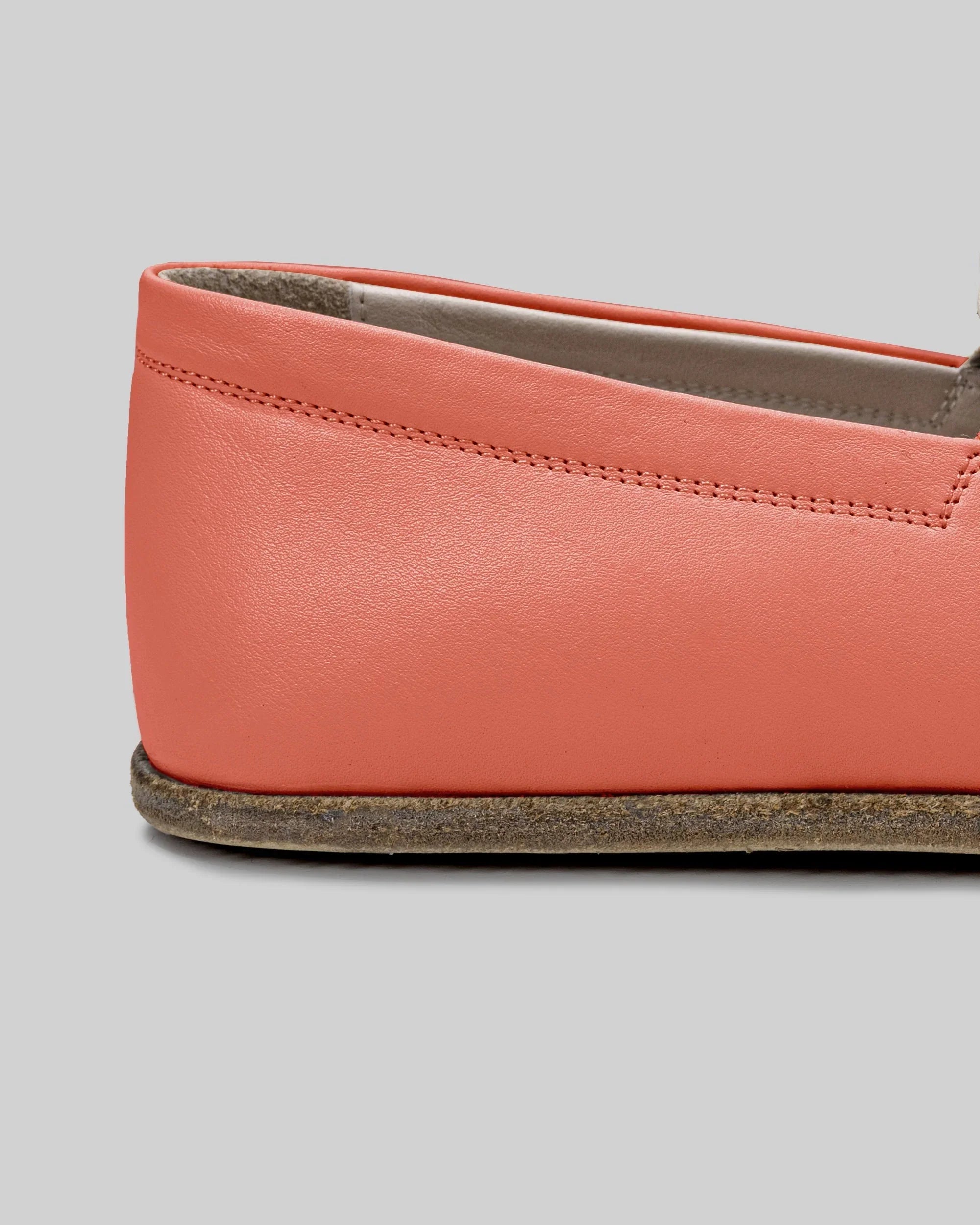 Top view Pomegranate Barefoot Shoes - Handcrafted Calf Leather | Bespoky