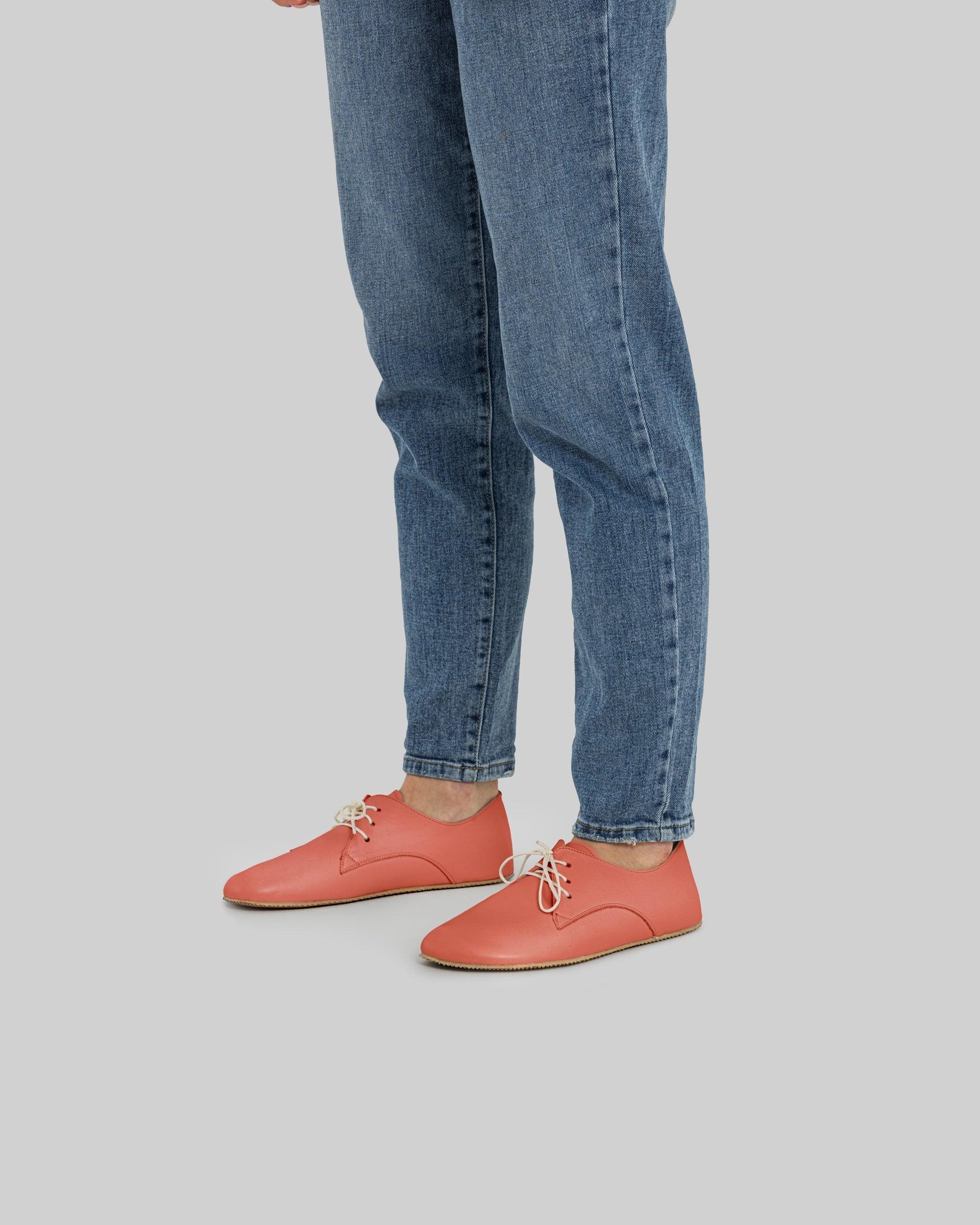 Back view Pomegranate Oxford Shoes - Calf Leather Handcrafted | Bespoky