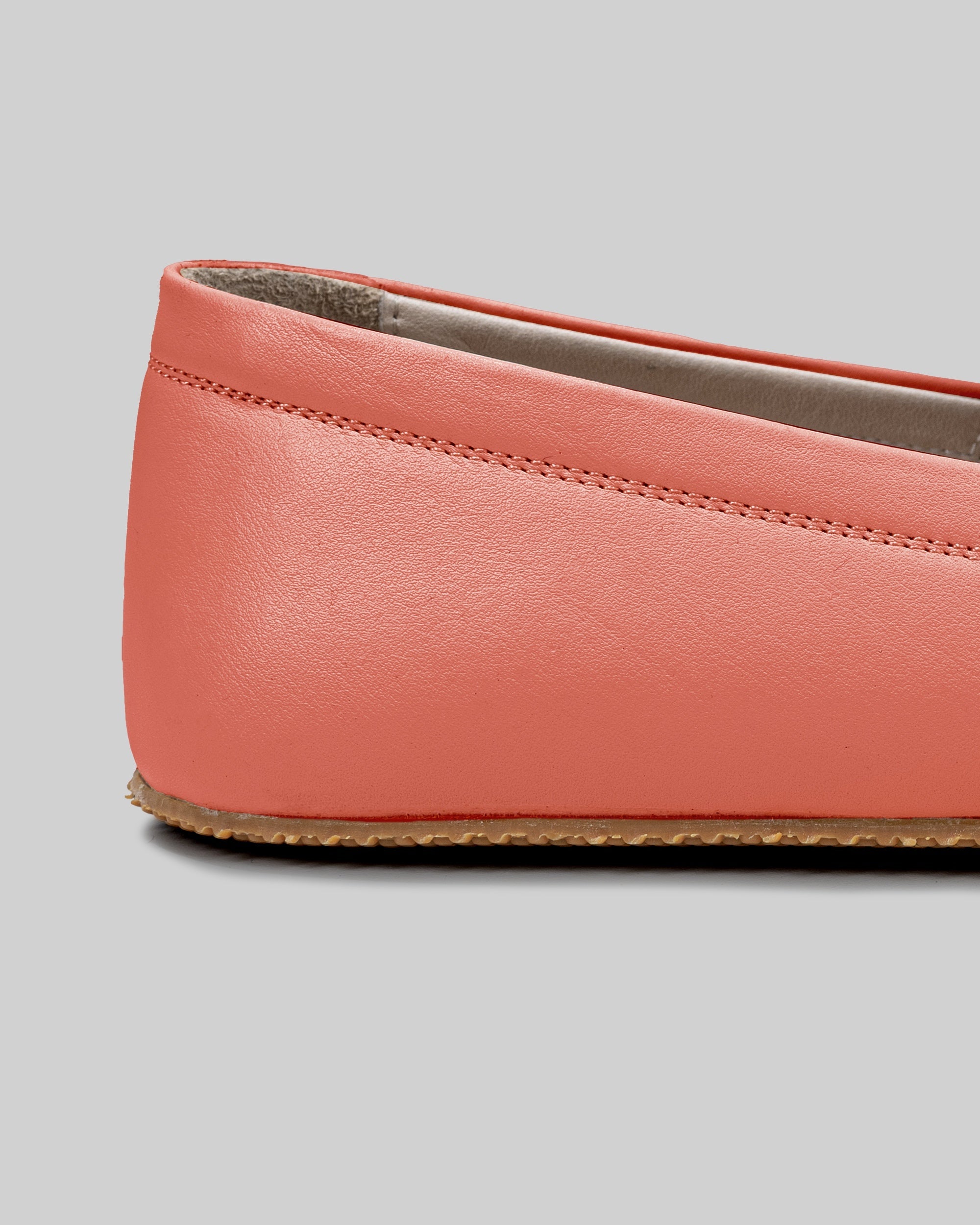 Top view Pomegranate Barefoot Shoes - Handcrafted Calf Leather | Bespoky