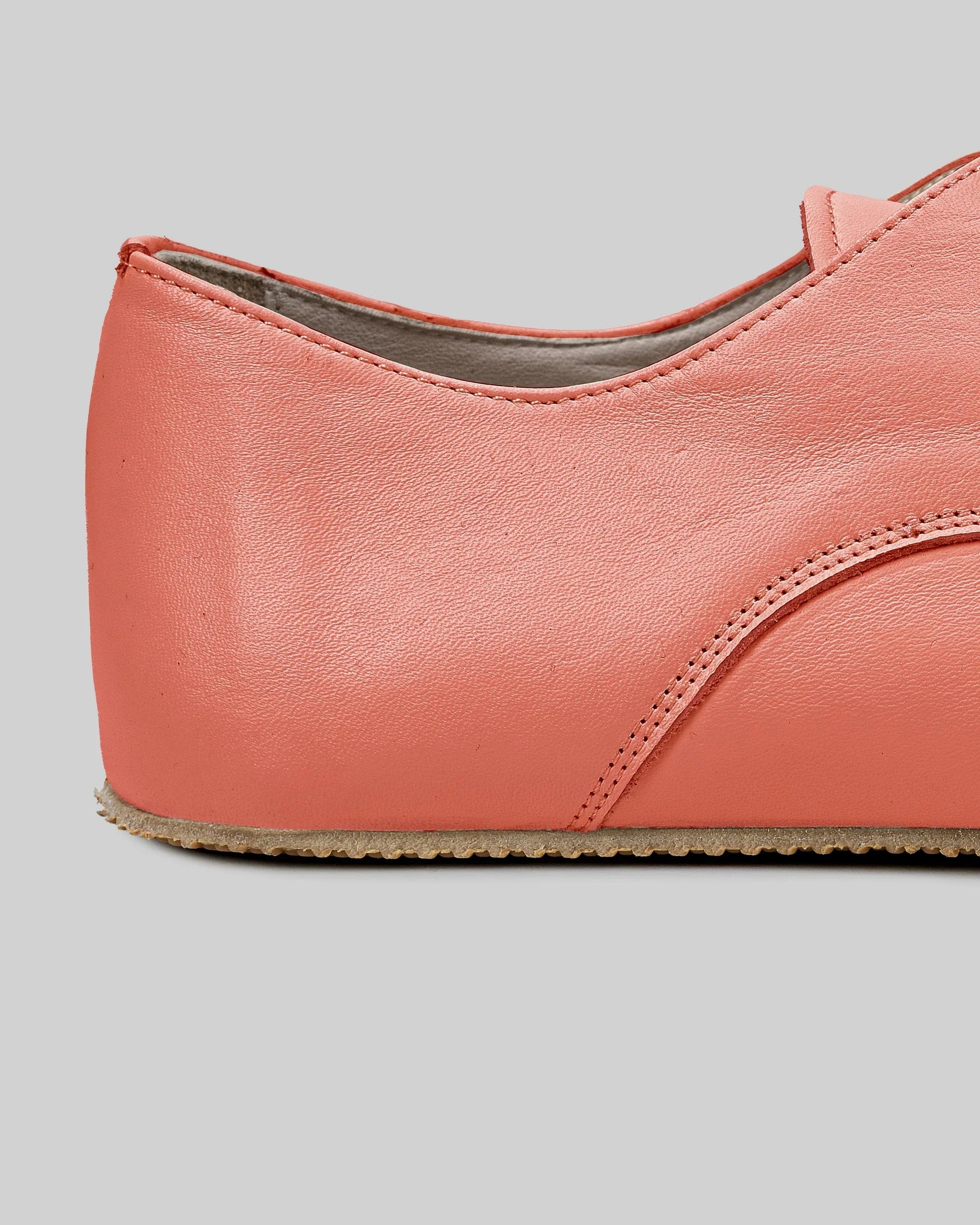 Top view Pomegranate Oxford Shoes - Handcrafted Calf Leather | Bespoky