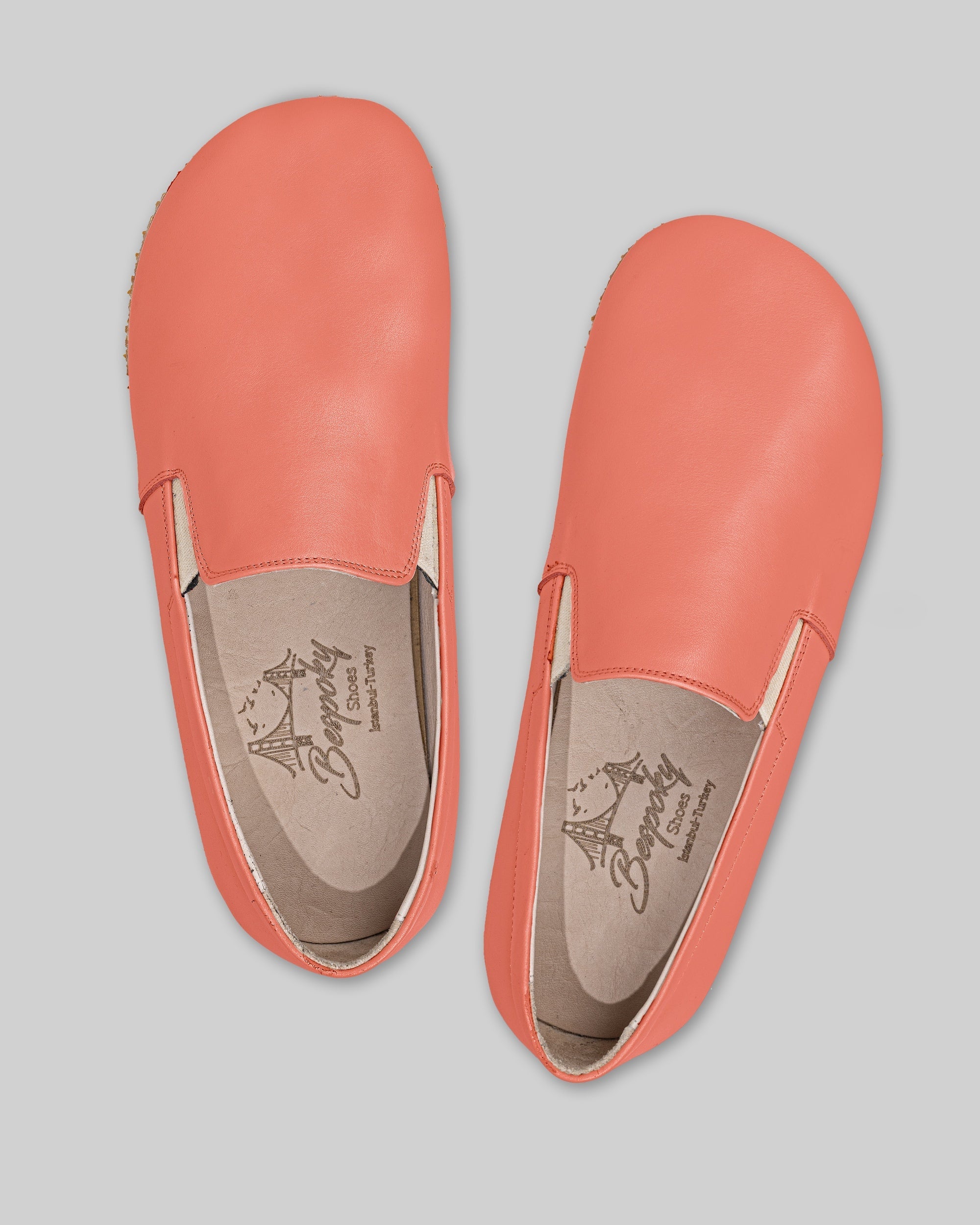 Side view Pomegranate Barefoot Shoes - Calf Leather Zero Drop | Bespoky