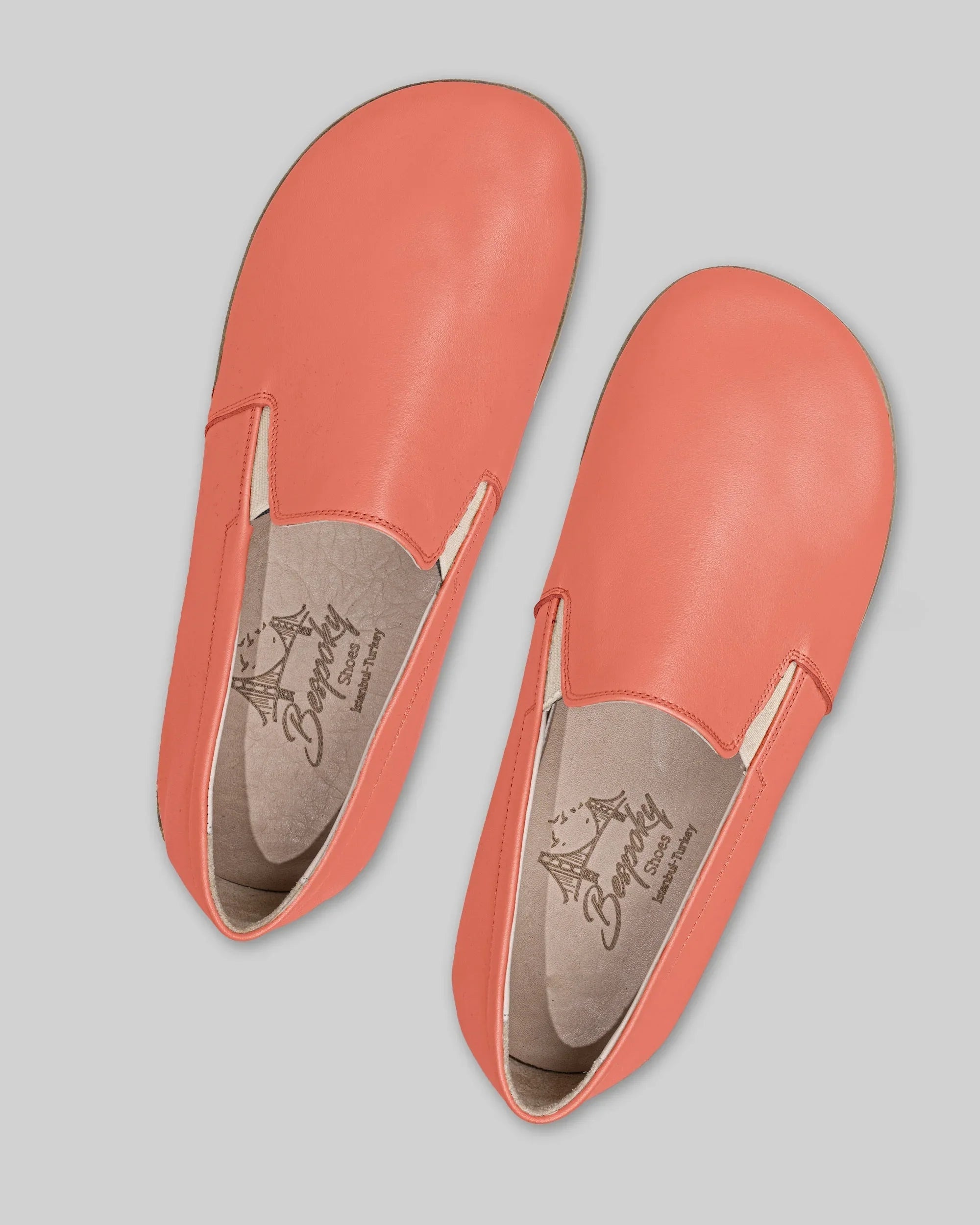 Side view Pomegranate Barefoot Shoes - Calf Leather Zero Drop | Bespoky