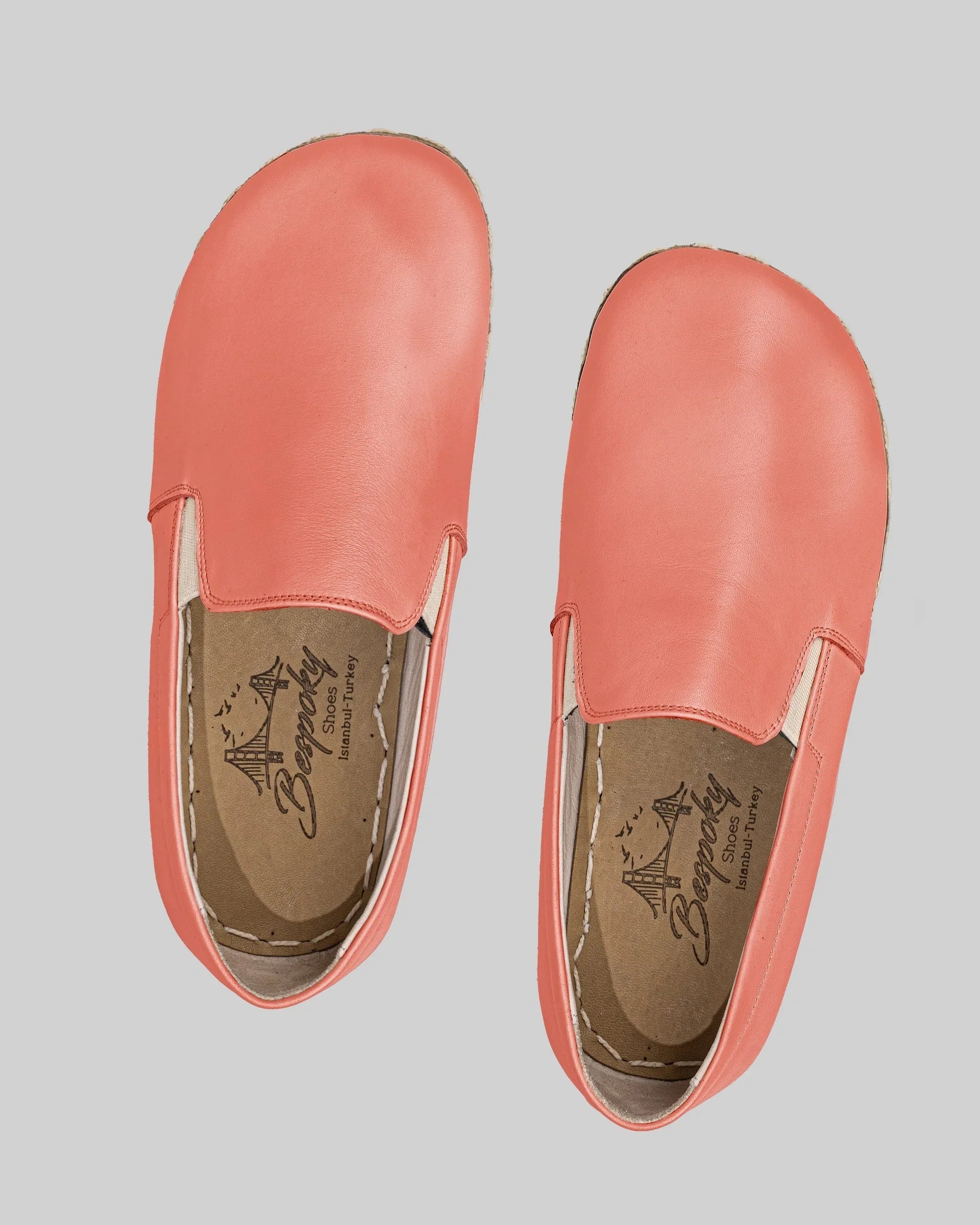 Side view Pomegranate Barefoot Shoes - Calf Leather Zero Drop | Bespoky