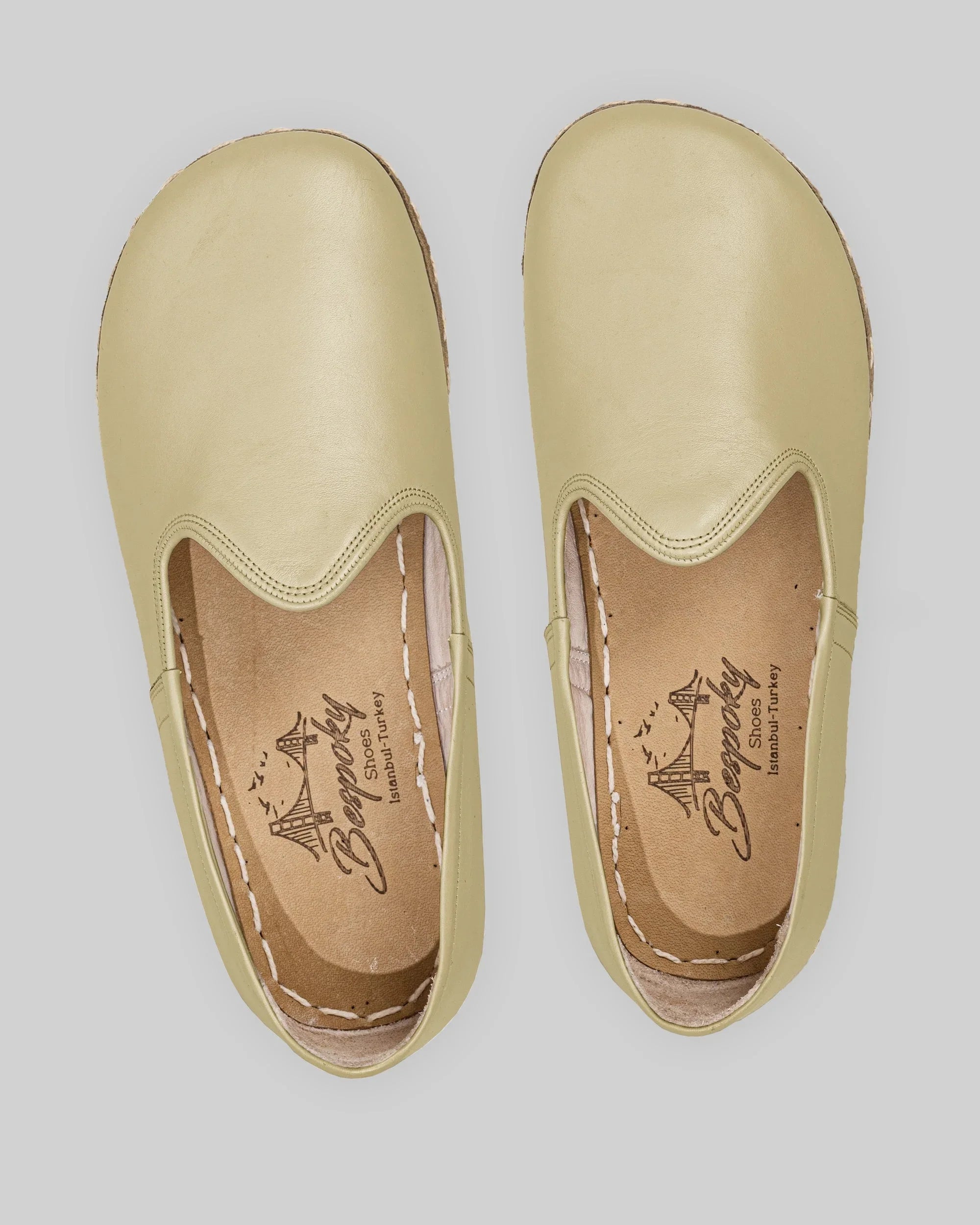 Side view Yellow Barefoot Yemeni - Calf Leather Zero Drop | Bespoky