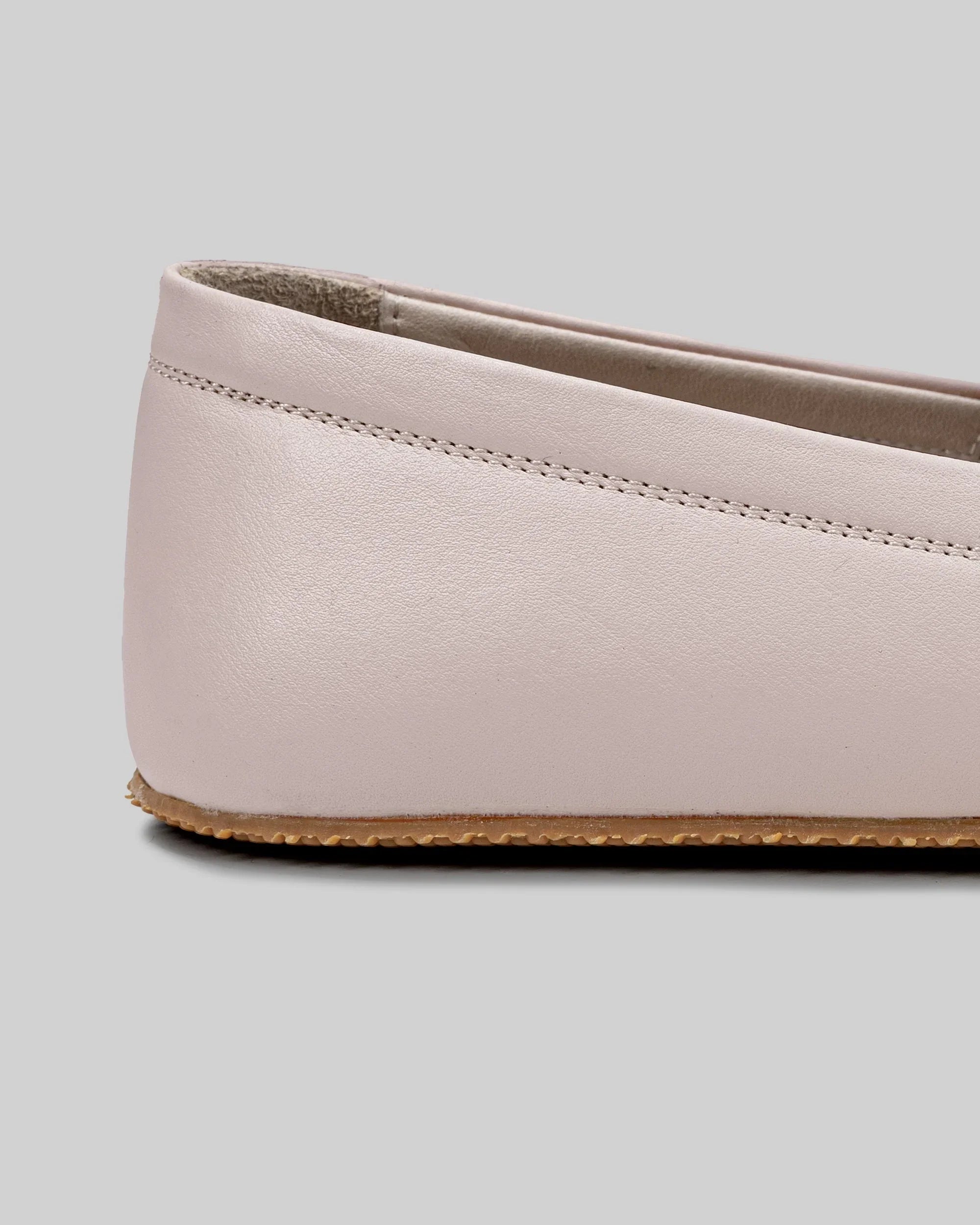 Top view Pink Barefoot Shoes - Handcrafted Calf Leather | Bespoky
