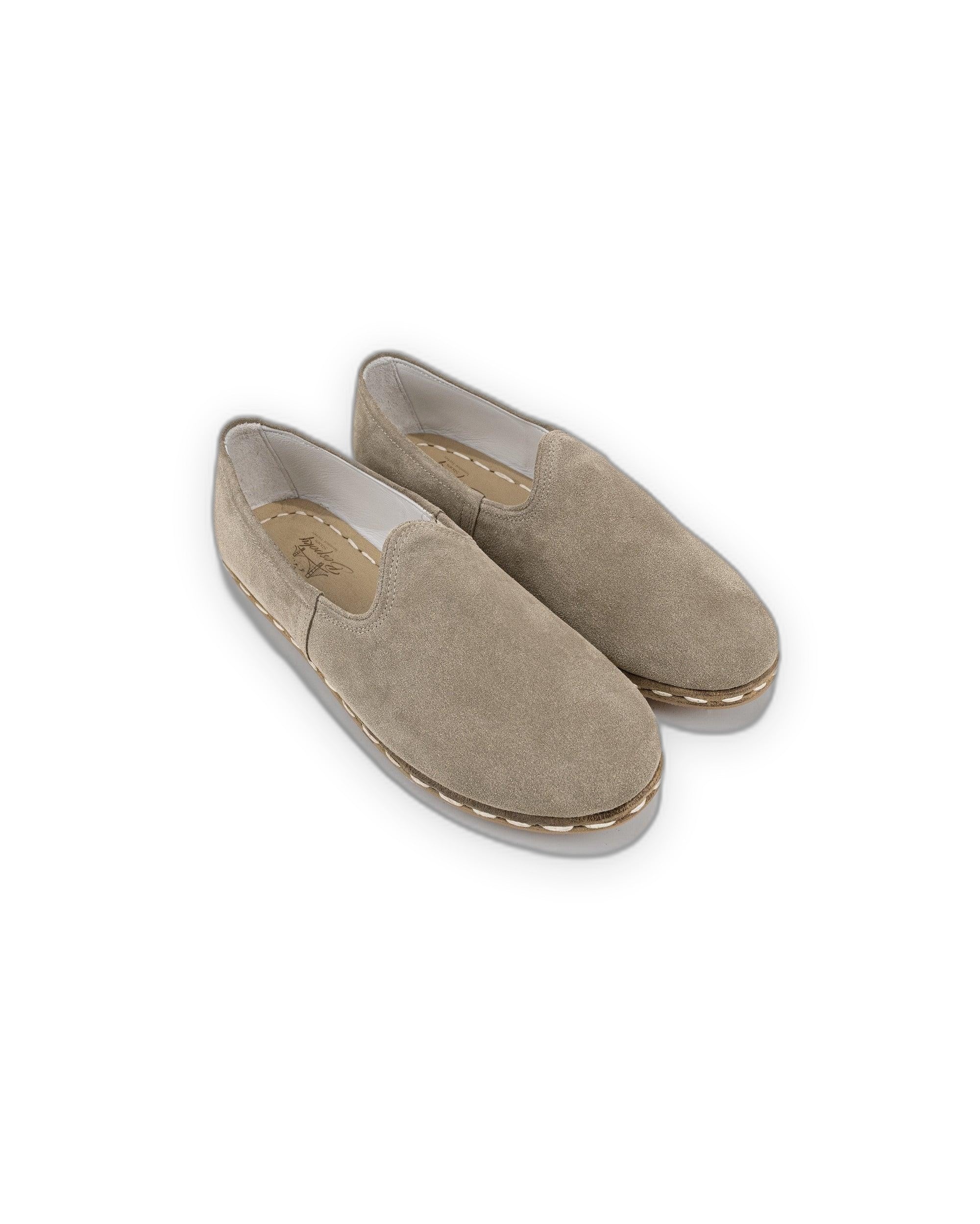 Men's Suede Yemeni Shoes - Handcrafted Calf Leather Wide Toe Box | Bespoky
