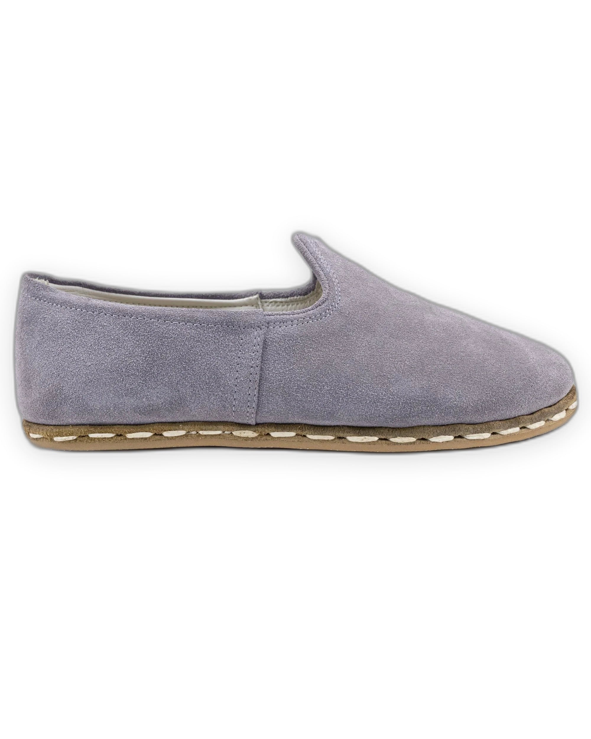 Top view Grey Yemeni Shoes - Handcrafted Calf Leather | Bespoky