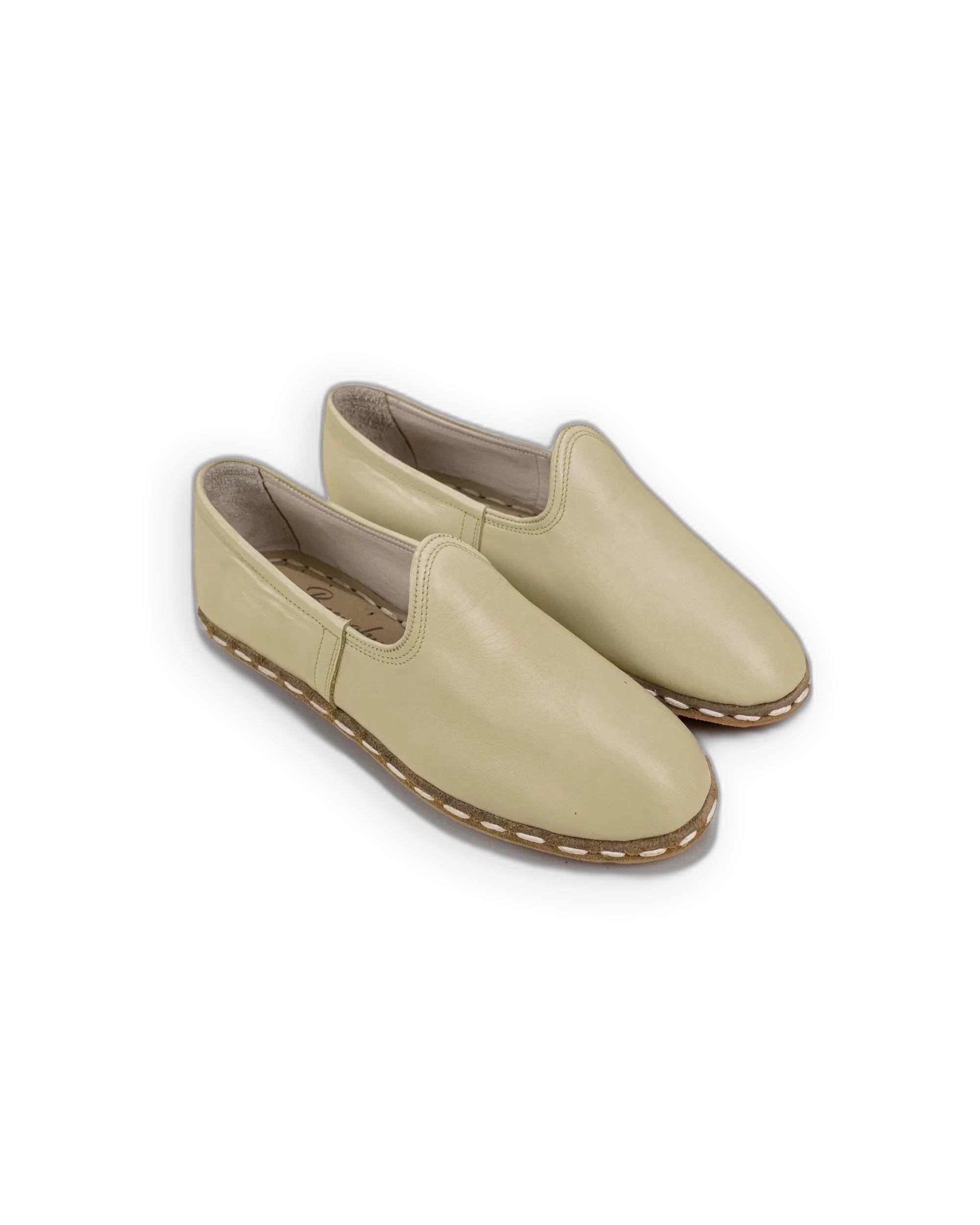 Women's Yellow Yemeni Shoes - Handcrafted Calf Leather Wide Toe Box | Bespoky