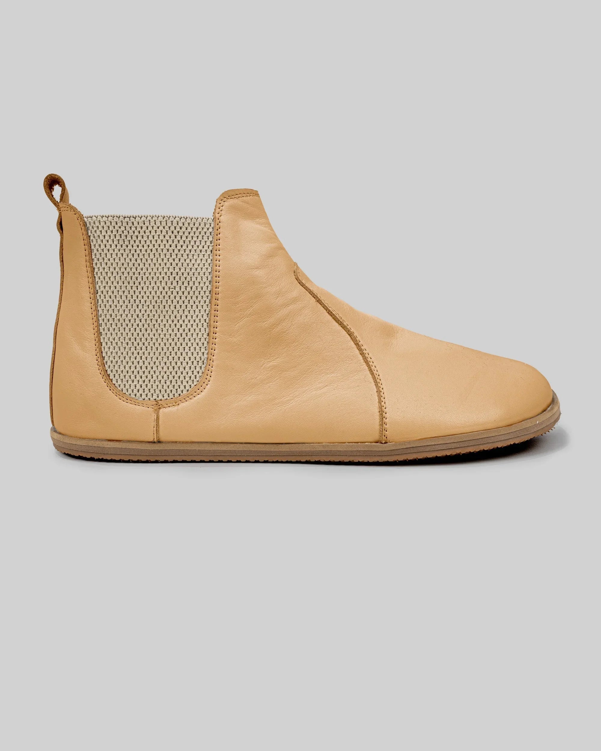 Top view Melon Yellow Chelsea Boots - Handcrafted Calf Leather | Bespoky