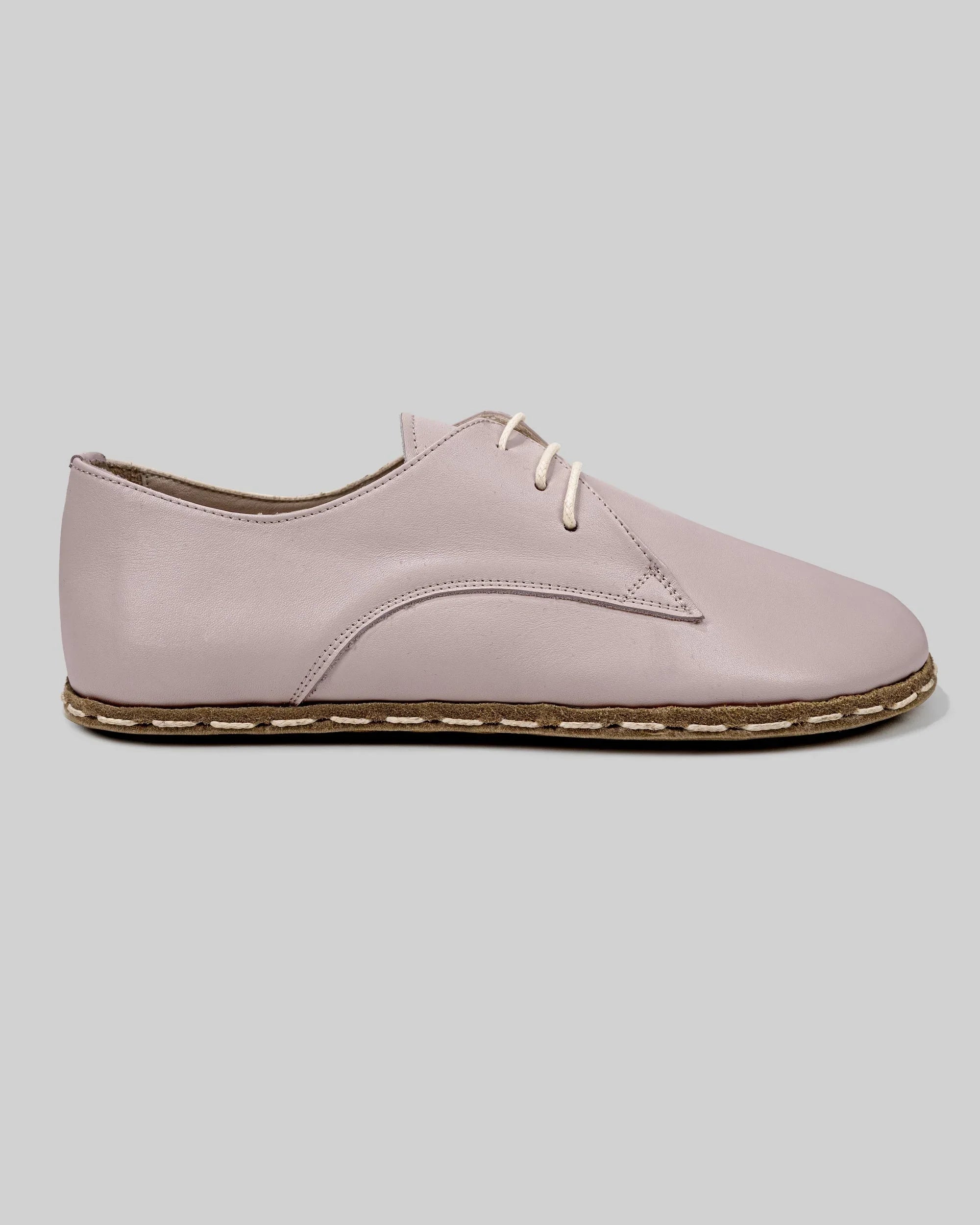 Back view Pink Oxford Shoes - Calf Leather Handcrafted | Bespoky