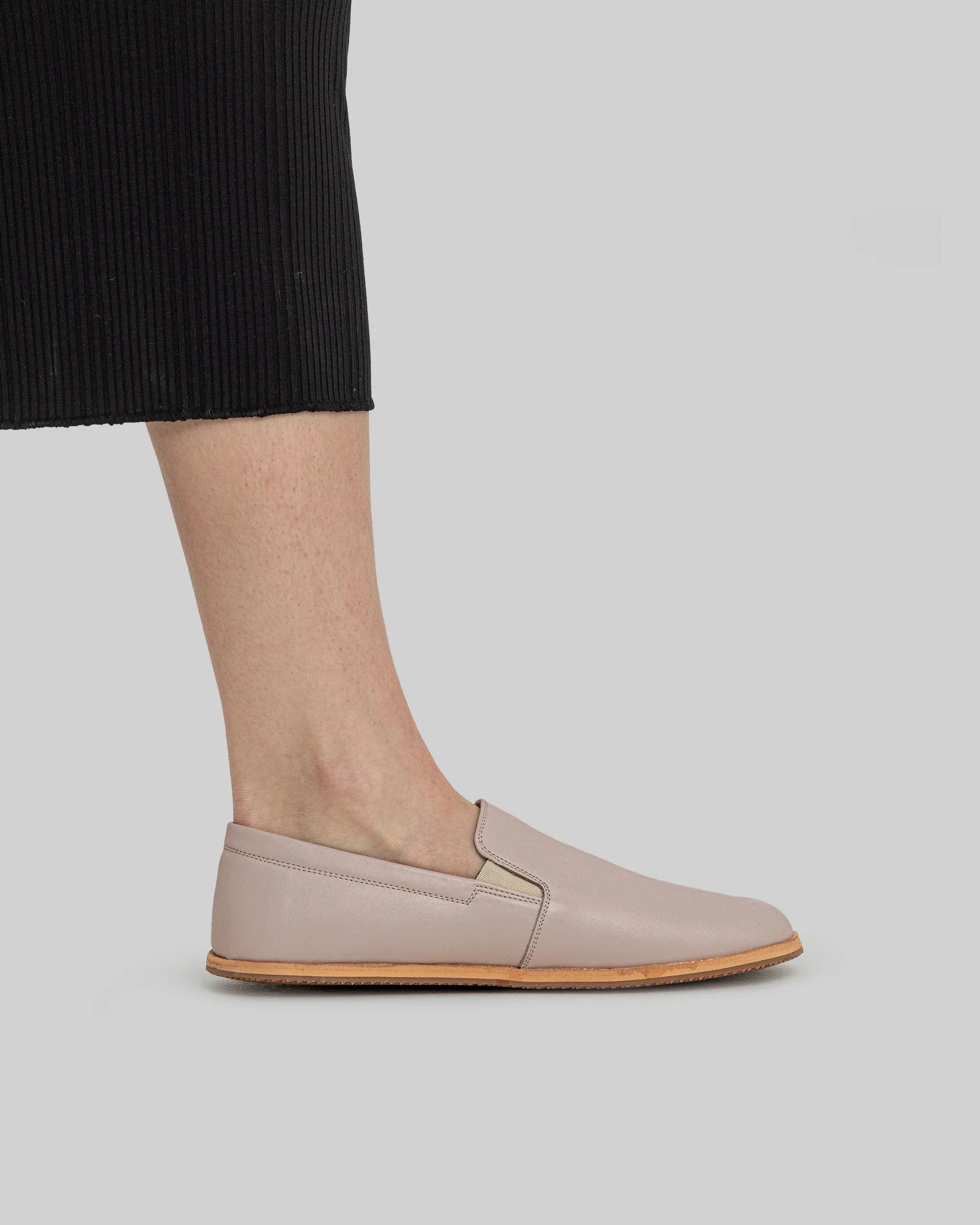 Pair Pink Barefoot Shoes - Barefoot Wide Toe Calf Leather | Bespoky