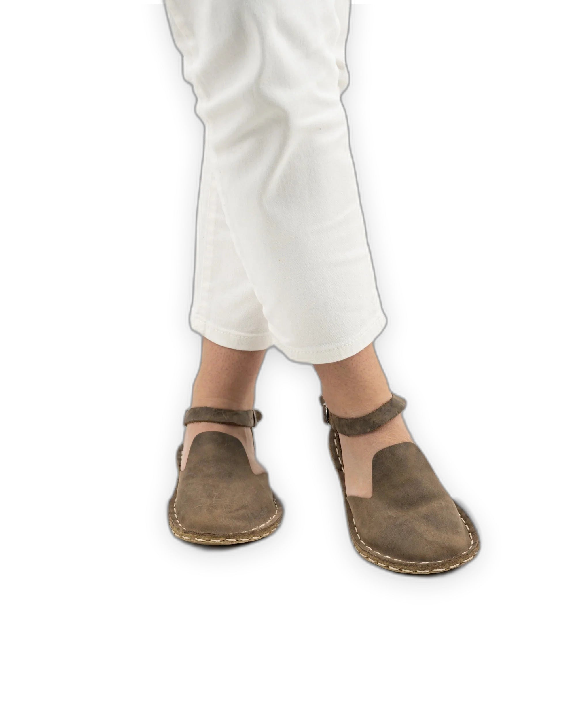 Detail Leather Barefoot Sandal - Handcrafted Calf Leather Turkey | Bespoky