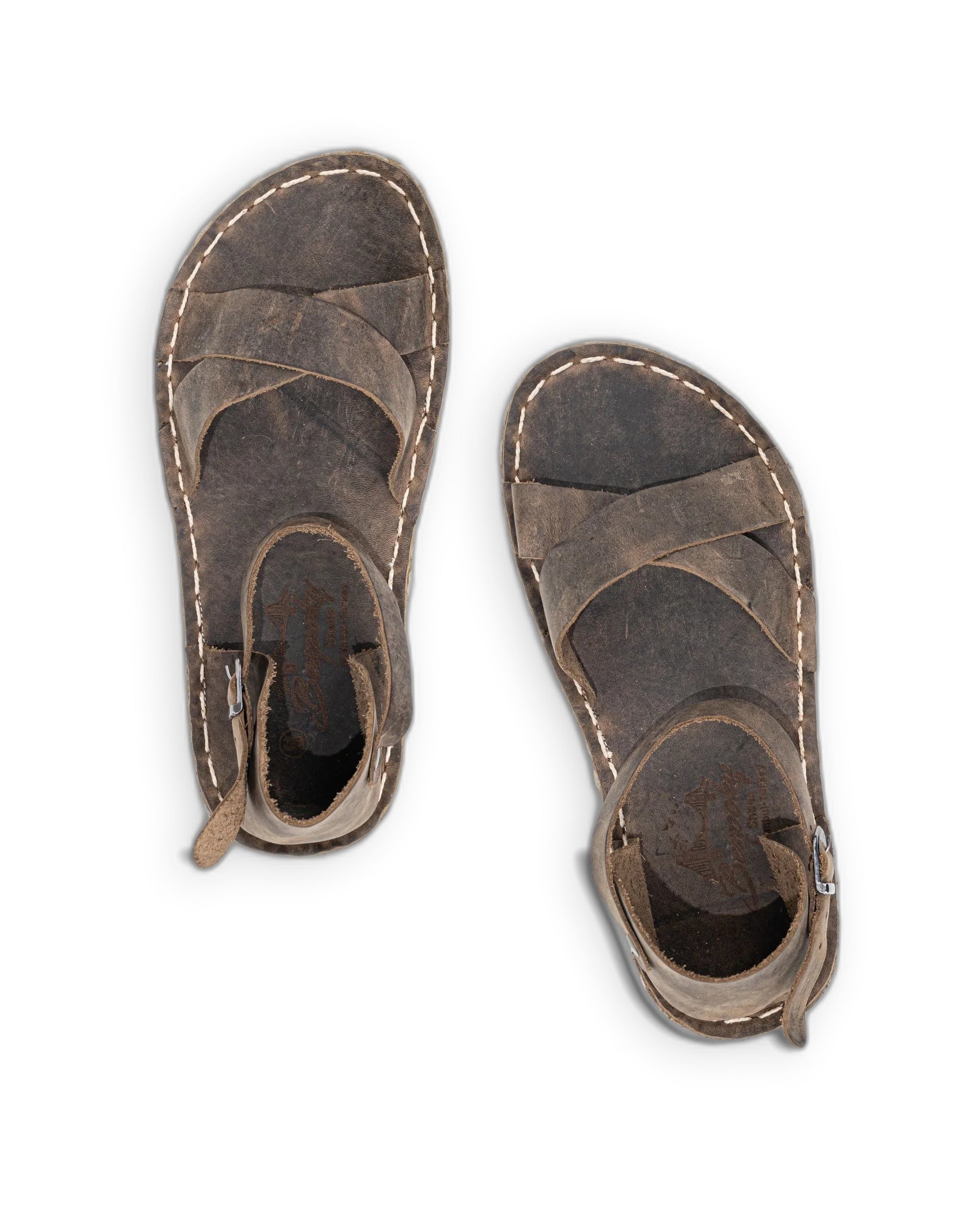 Women's Leather Barefoot Sandal - Handcrafted Calf Leather Wide Toe Box | Bespoky