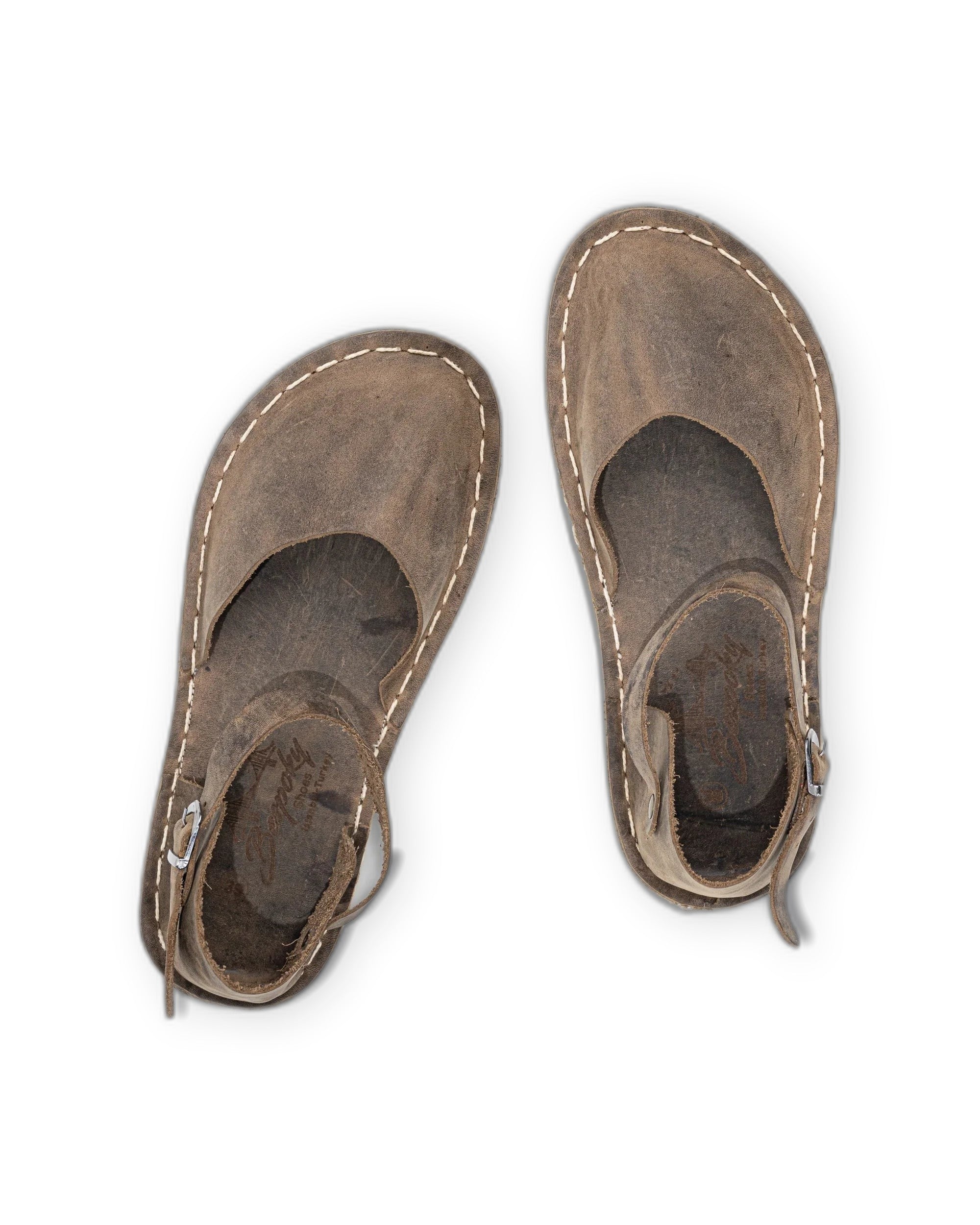 Women's Leather Barefoot Sandal - Handcrafted Calf Leather Wide Toe Box | Bespoky
