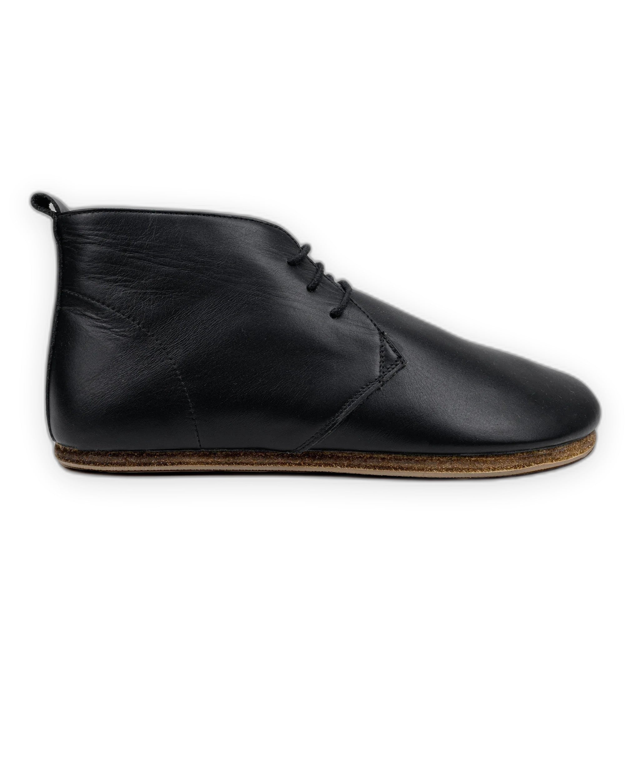 Close-up calf leather - Black Ankle Boots Detail | Bespoky