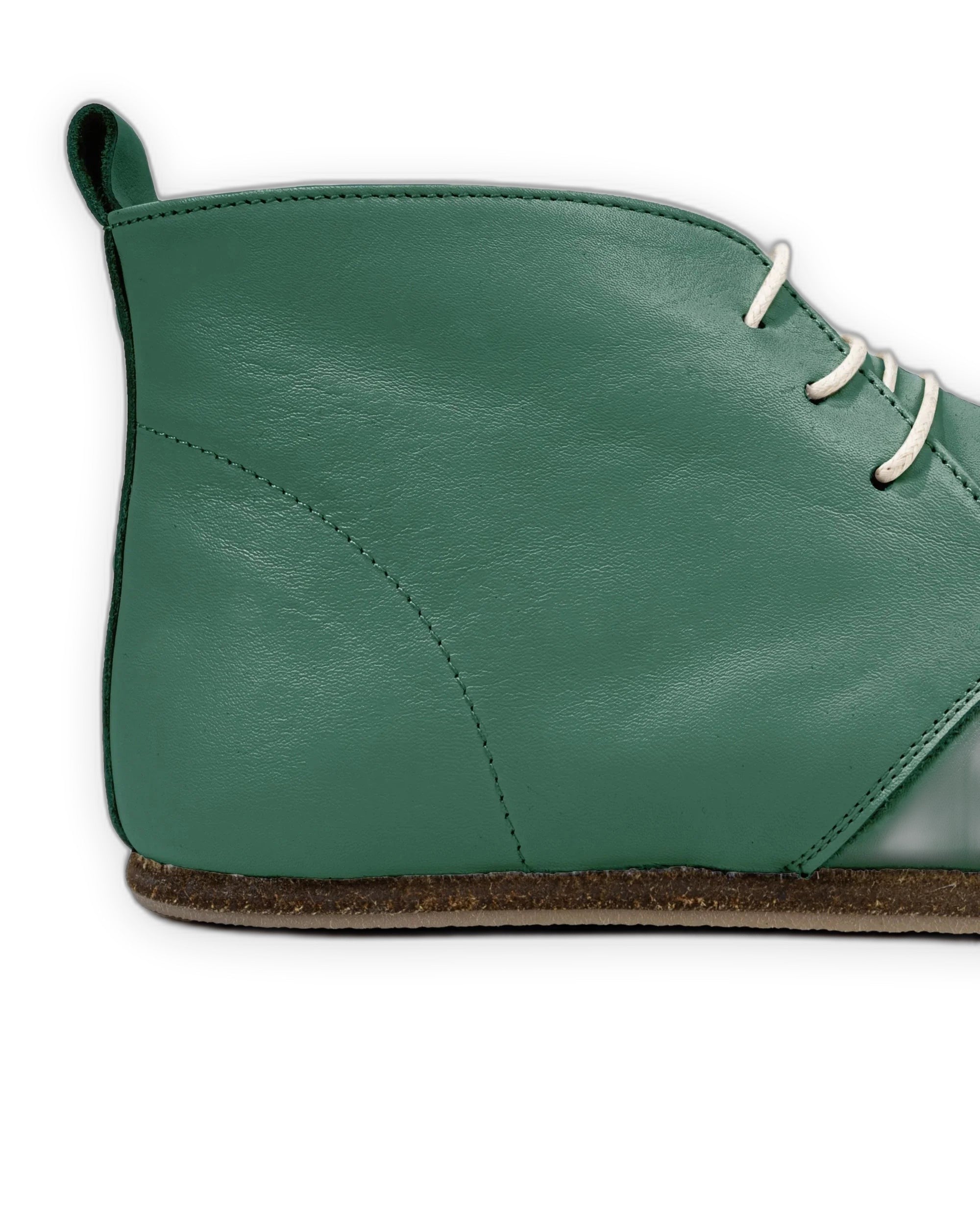 Top view Green Ankle Boots - Handcrafted Calf Leather | Bespoky