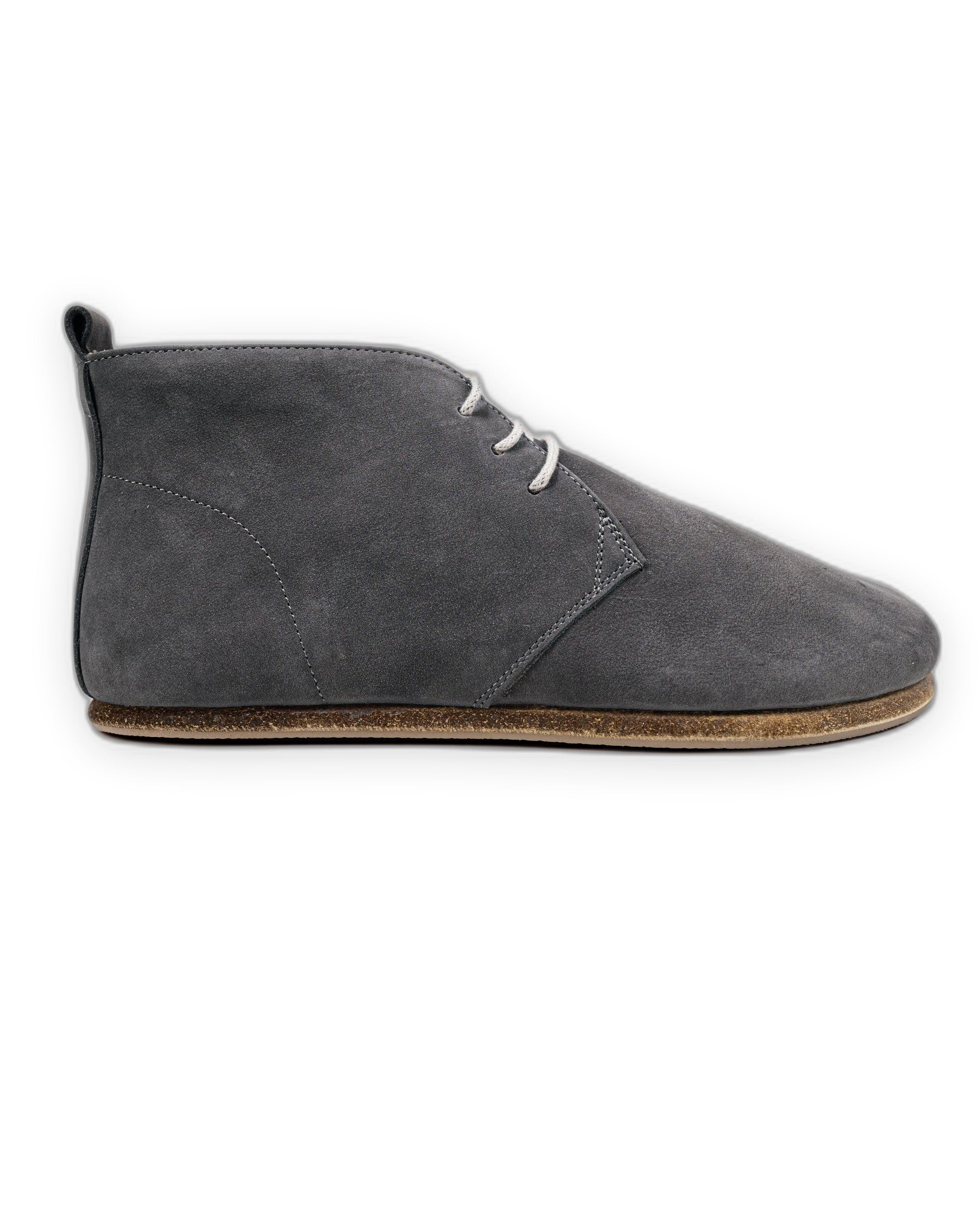 Top view Smoked Nubuck Ankle Boots - Handcrafted Calf Leather | Bespoky