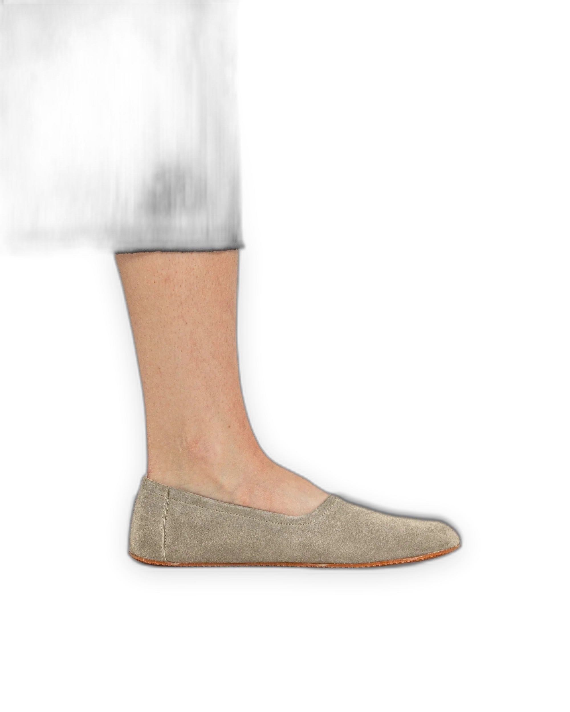 Pair Leather Ballet Flats - Barefoot Wide Toe Calf Leather | Bespoky