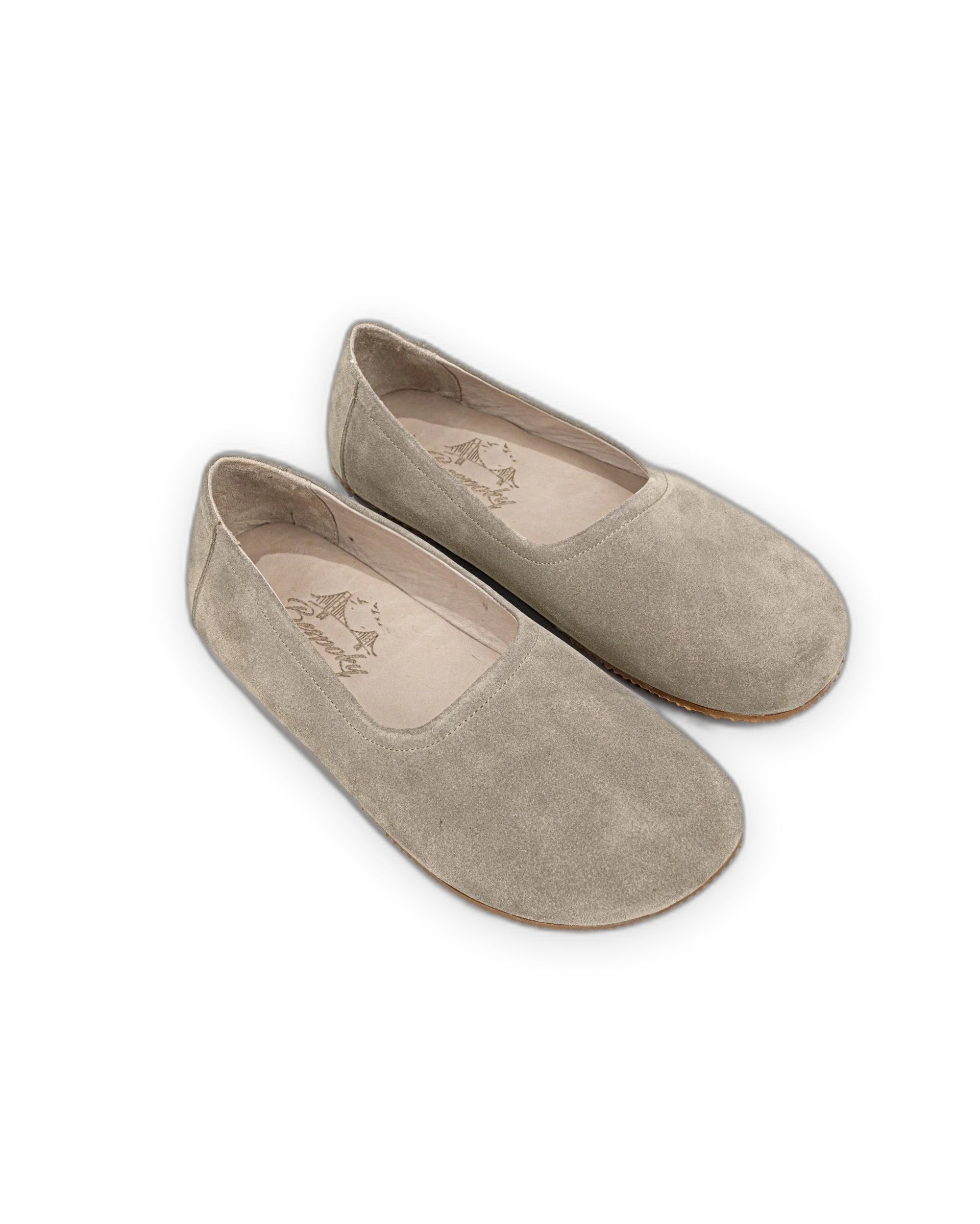 Women's Leather Ballet Flats - Handcrafted Calf Leather Wide Toe Box | Bespoky