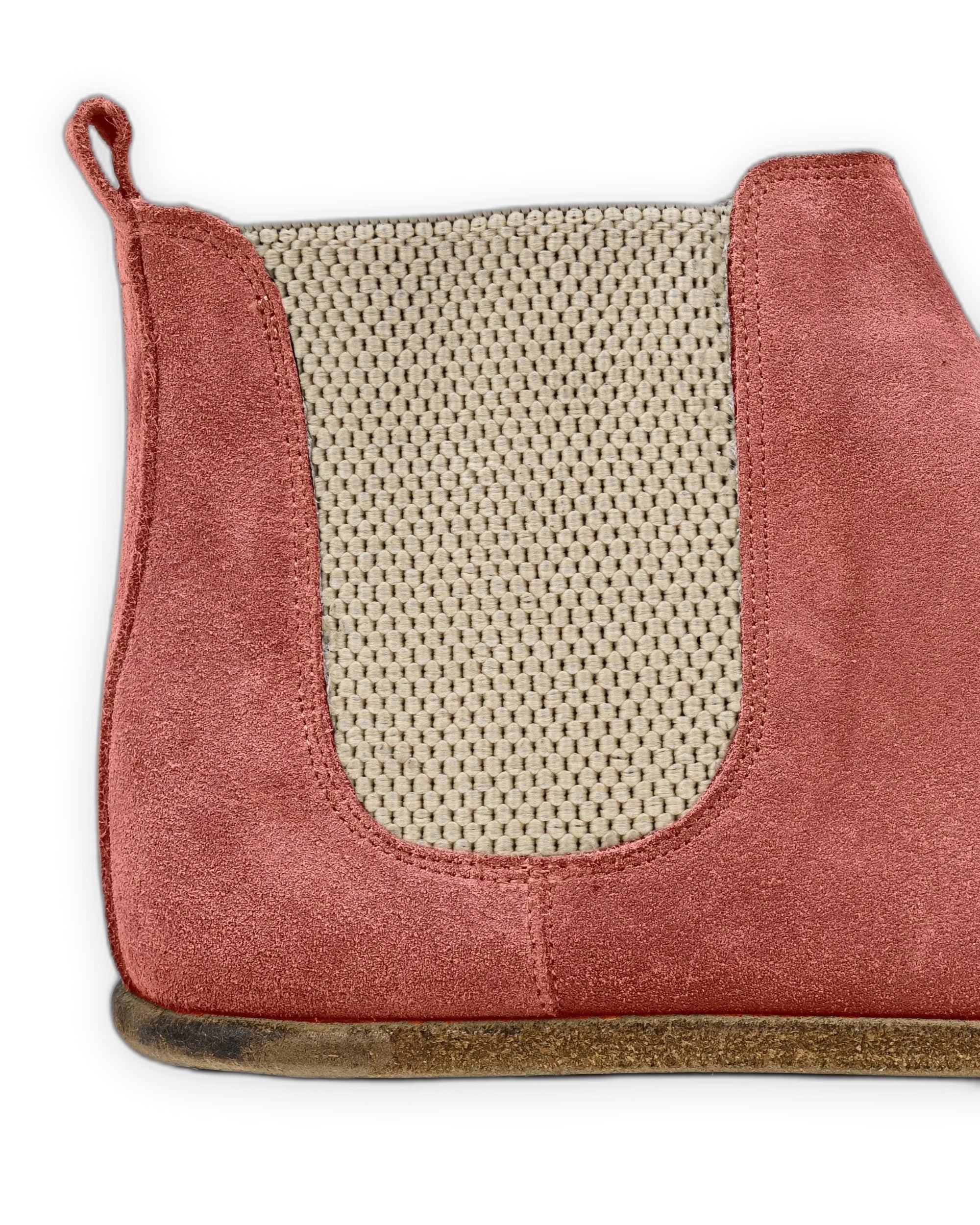 Top view Pink Chelsea Boots - Handcrafted Calf Leather | Bespoky