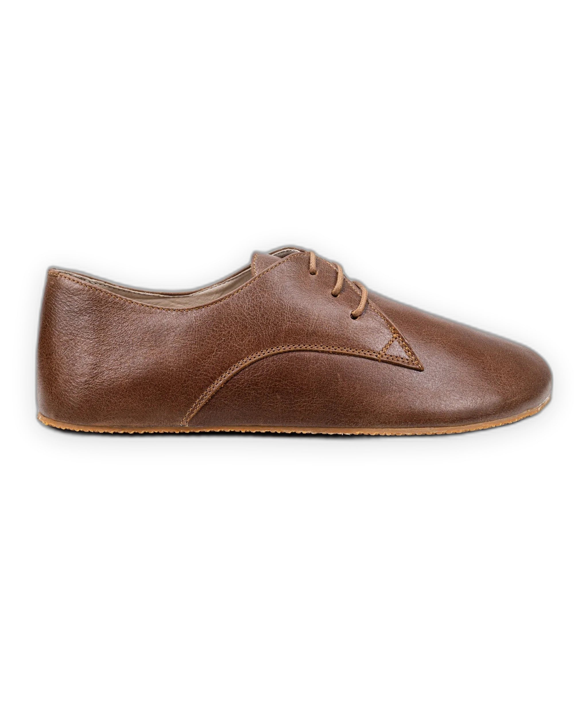 Close-up calf leather - Brown Oxford Shoes Detail | Bespoky
