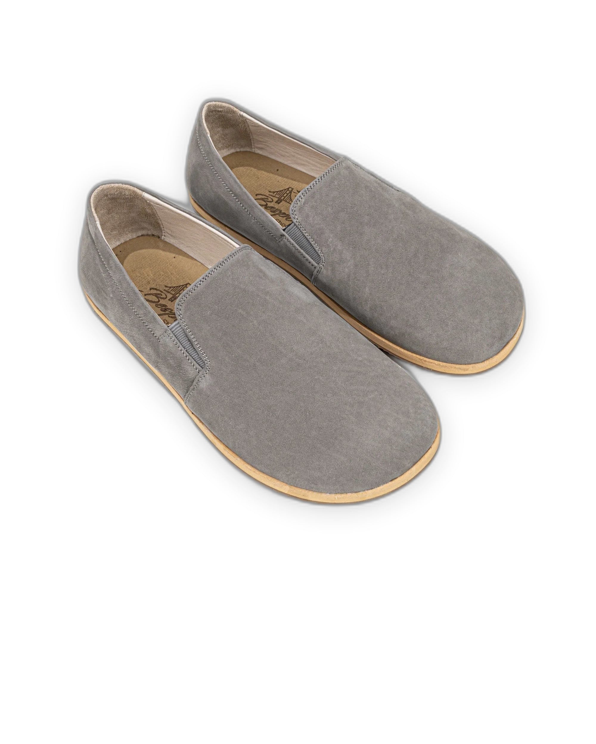 Women's Smoked Barefoot Shoes - Handcrafted Calf Leather Wide Toe Box | Bespoky