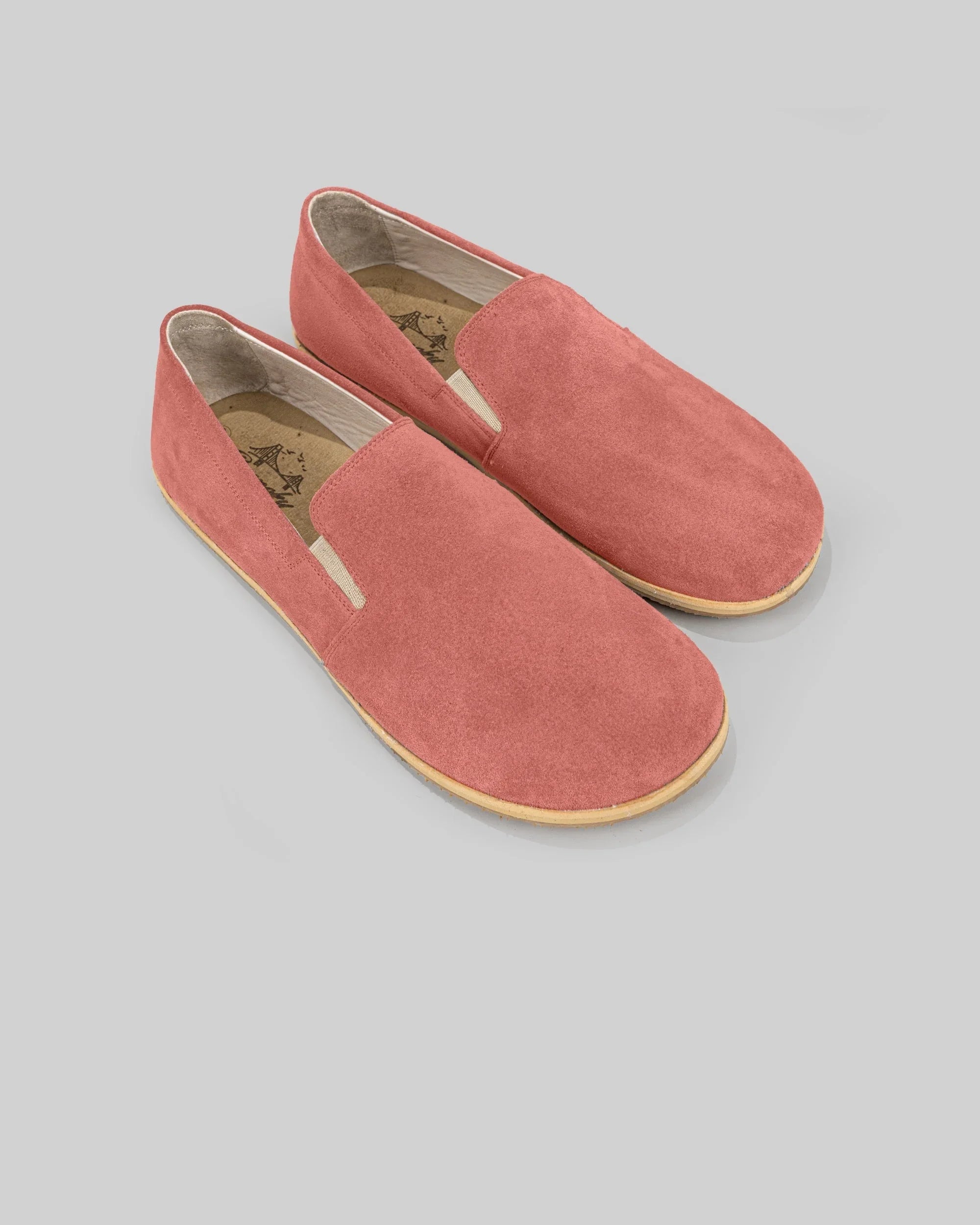 Women's Pink Barefoot Shoes - Handcrafted Calf Leather Wide Toe Box | Bespoky