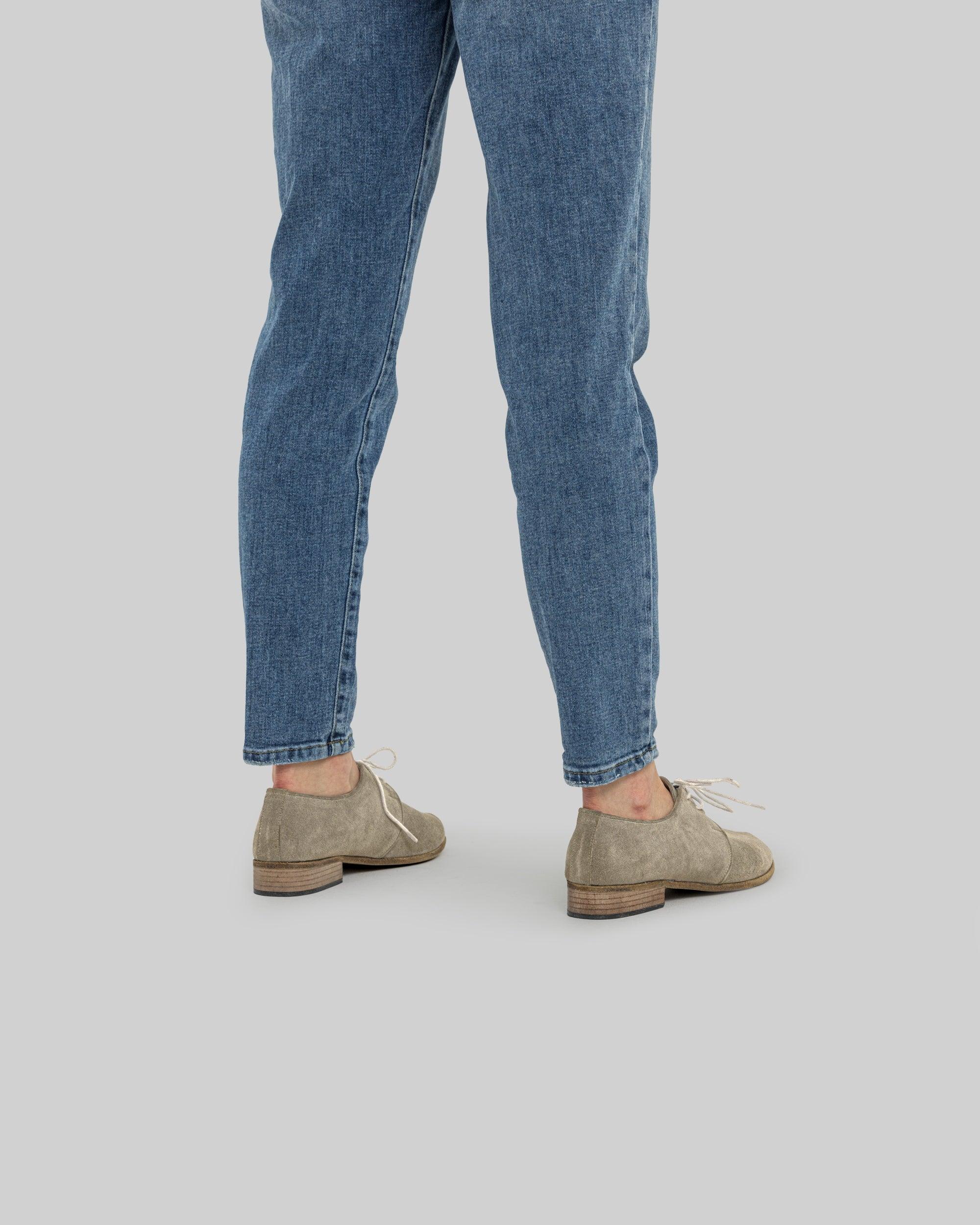 Detail Leather Pointed Toe Oxford - Handcrafted Calf Leather Turkey | Bespoky