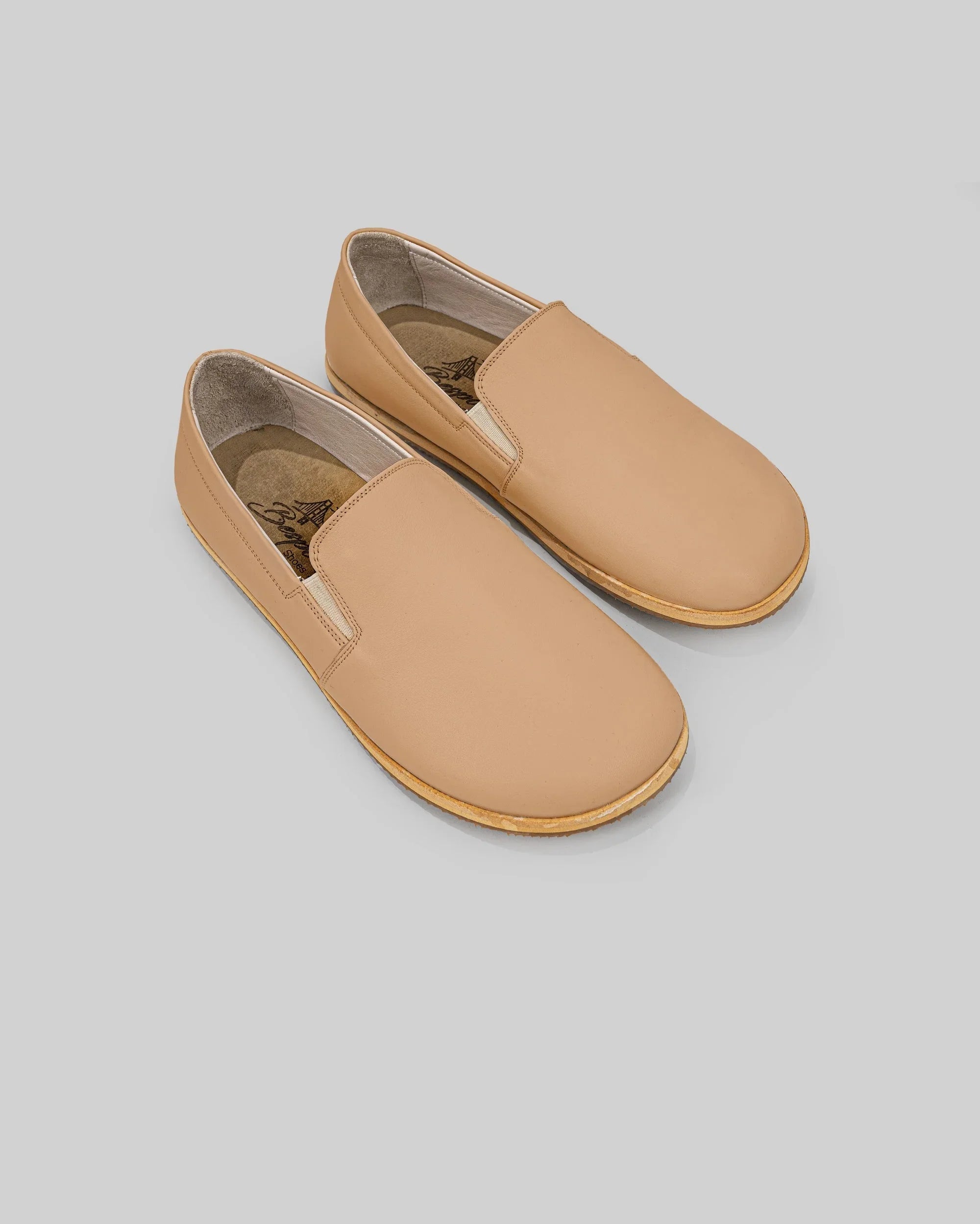 Women's Undyed Barefoot Shoes - Handcrafted Calf Leather Wide Toe Box | Bespoky